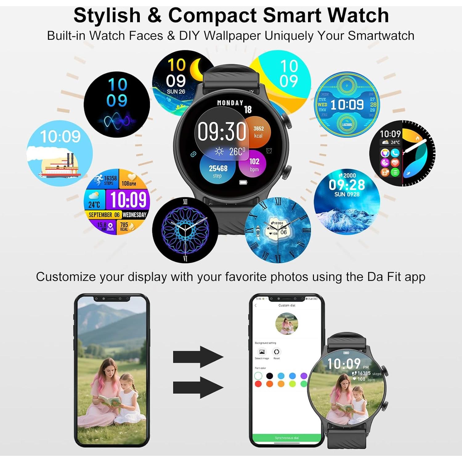 Reloj Inteligente para Mujeres ORITHAM Z178 1.39" Fitness IP68