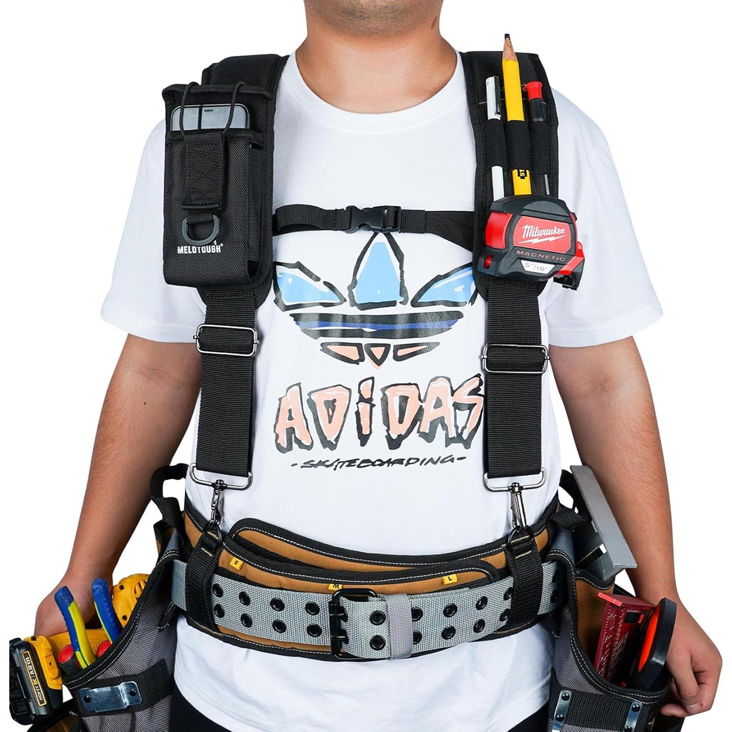 Tirantes Acolchados MeloTough para Cinturón de Herramientas