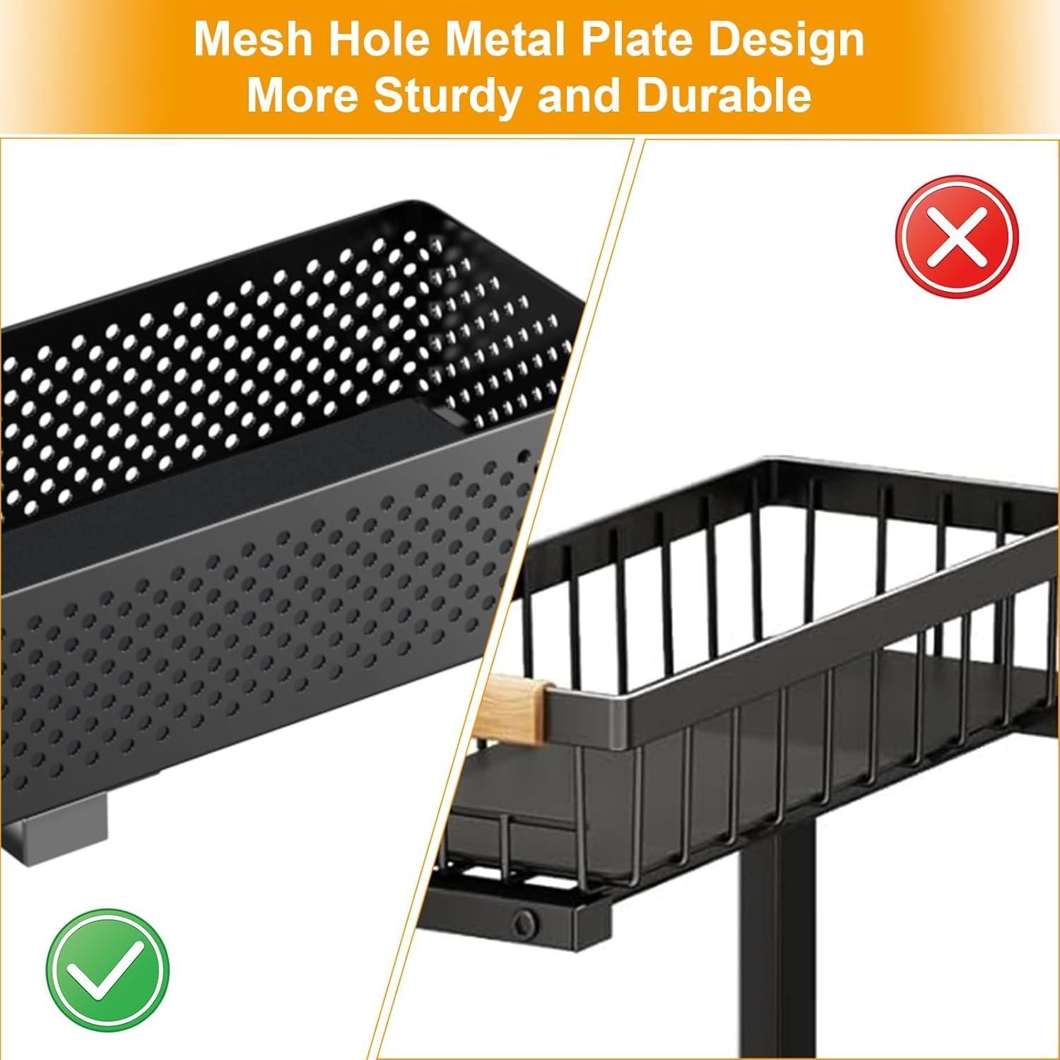 Organizador Bajo Fregadero Auzev, 2 Pack, 5 Estantes Ajustables