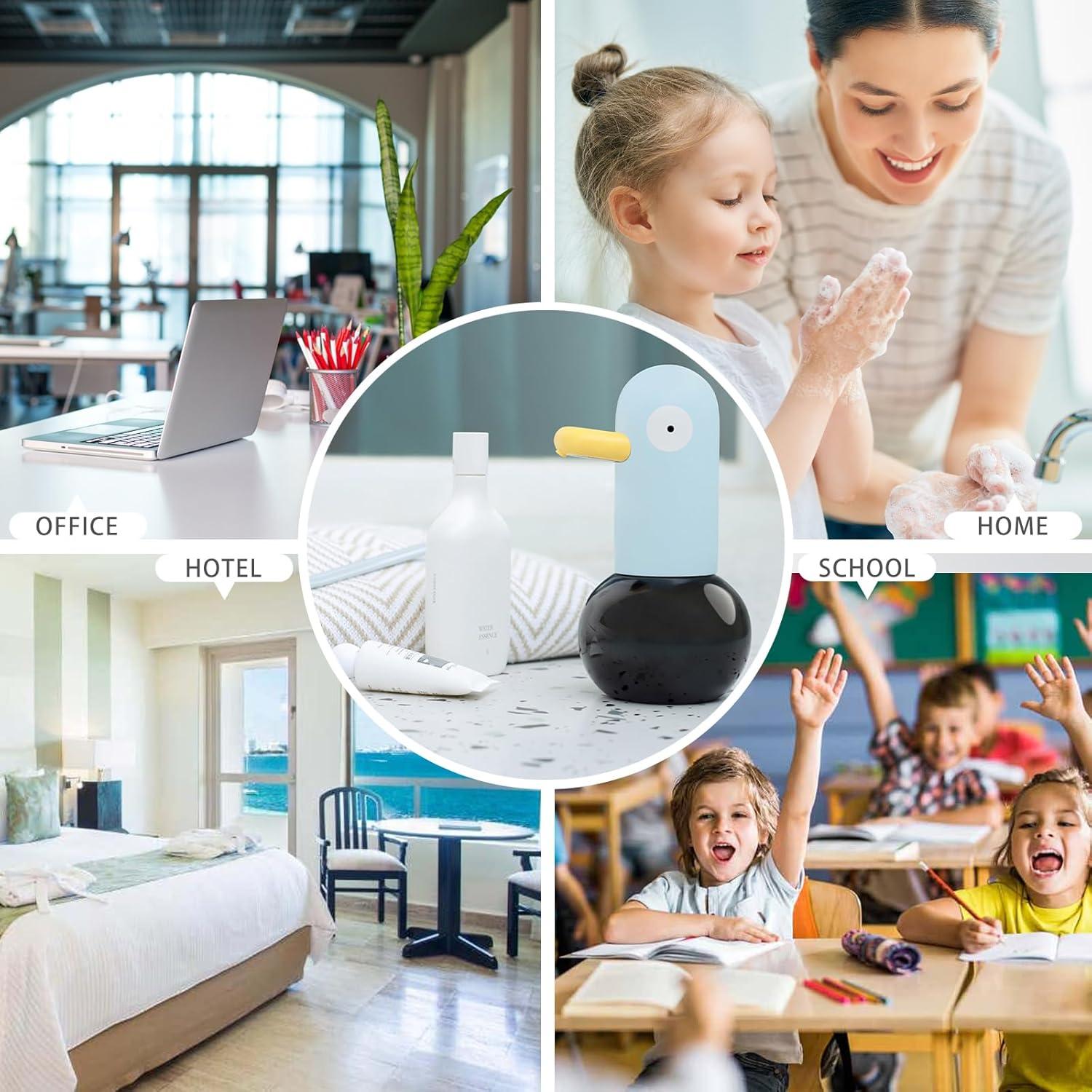 Dispensador de Jabón Automático BESLOWLY Pato Azul 400ml