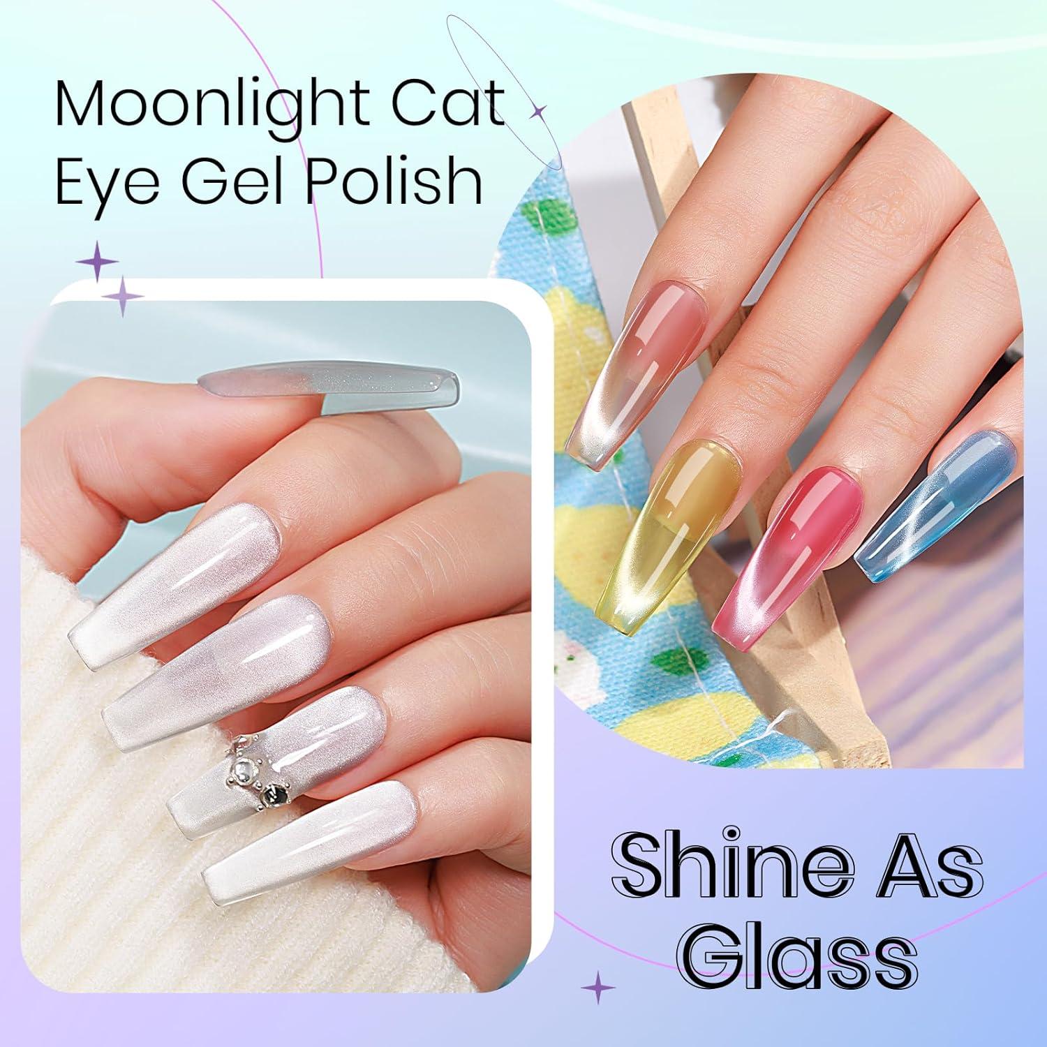 Set de Esmalte de Uñas Gel Ojo de Gato SUPWEE 12 Colores