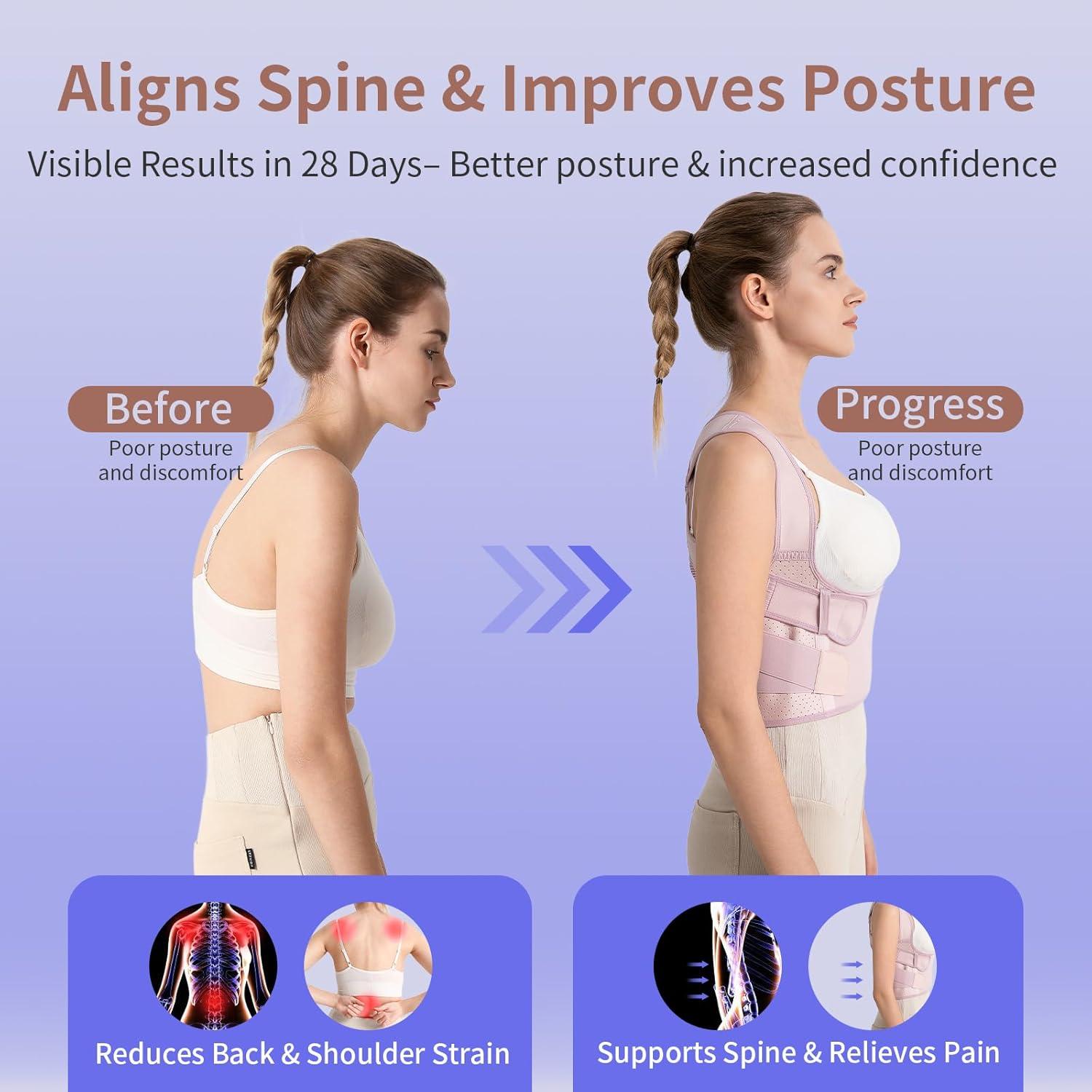 Corrector de Postura Femenino NLNYCT Talla S Ajustable