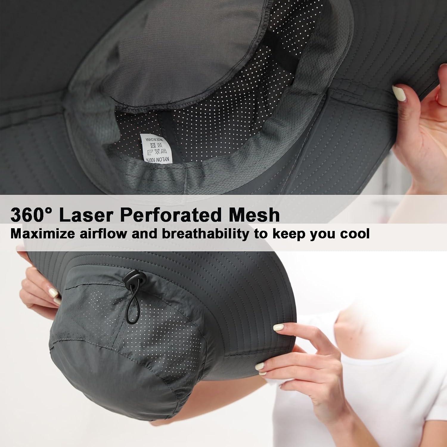 Sombrero Boonie Rosoz Verde Militar con Protección UV 50+