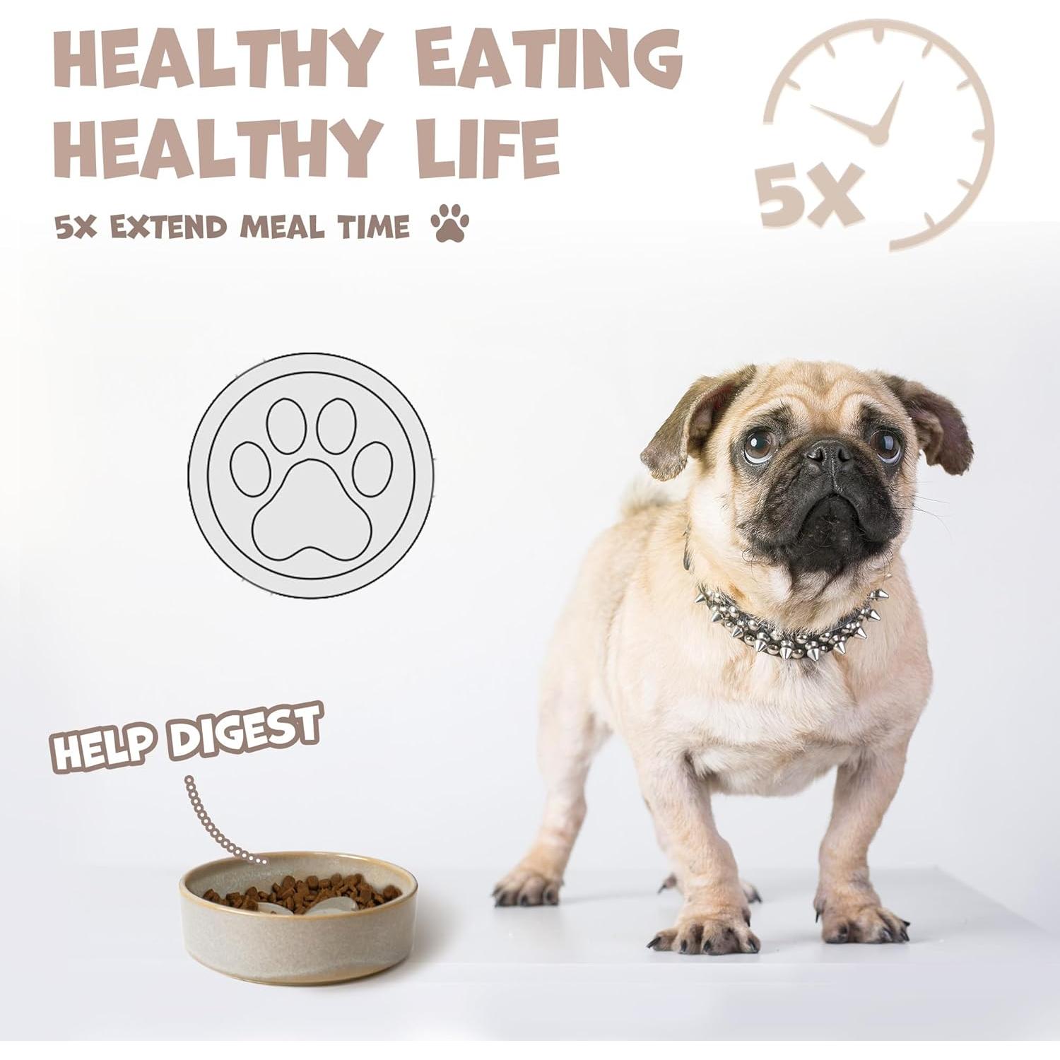 Juego de Cuencos Elevados para Perros Pequeños YOBRO 6.1 cm