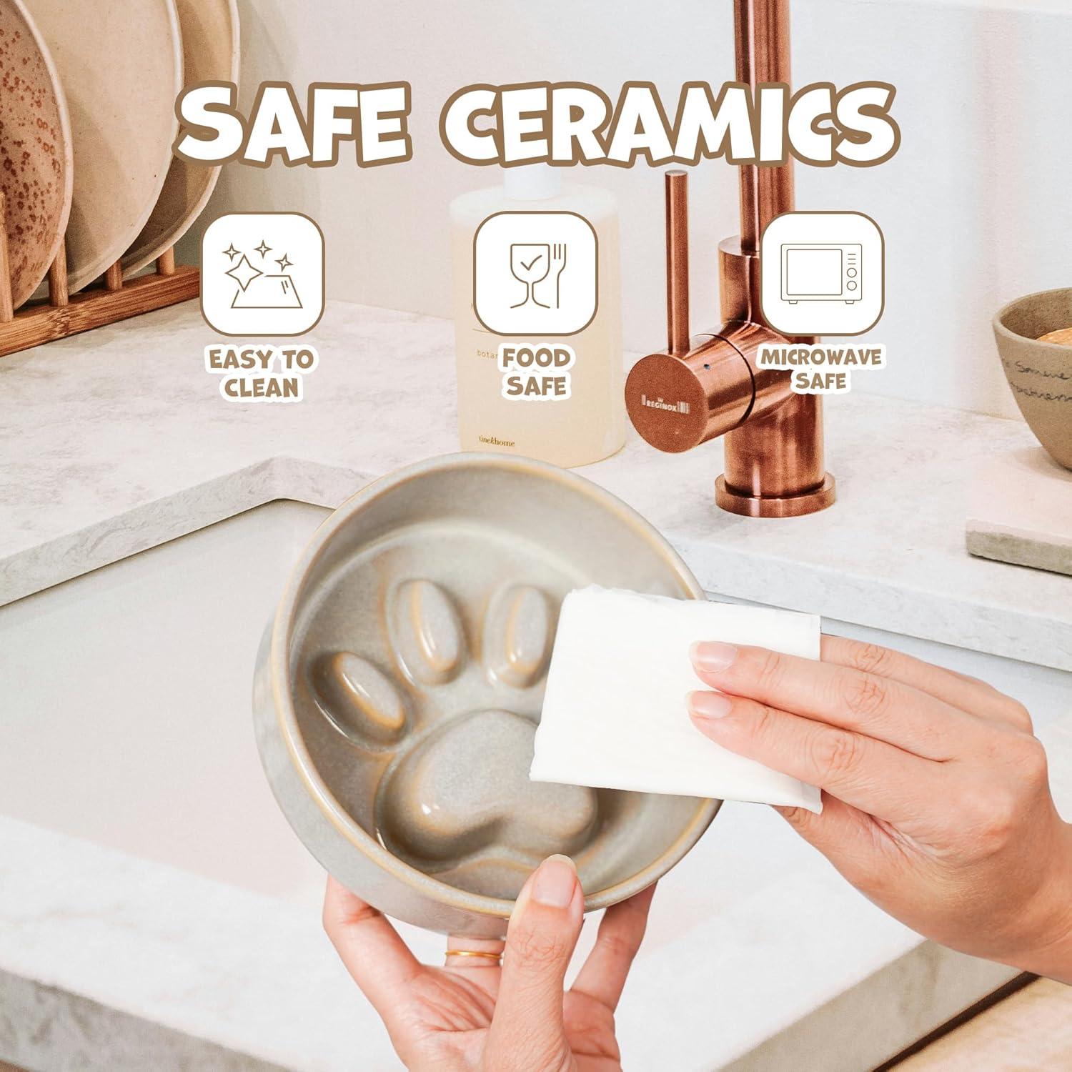 Juego de Cuencos Elevados para Perros Pequeños YOBRO 6.1 cm