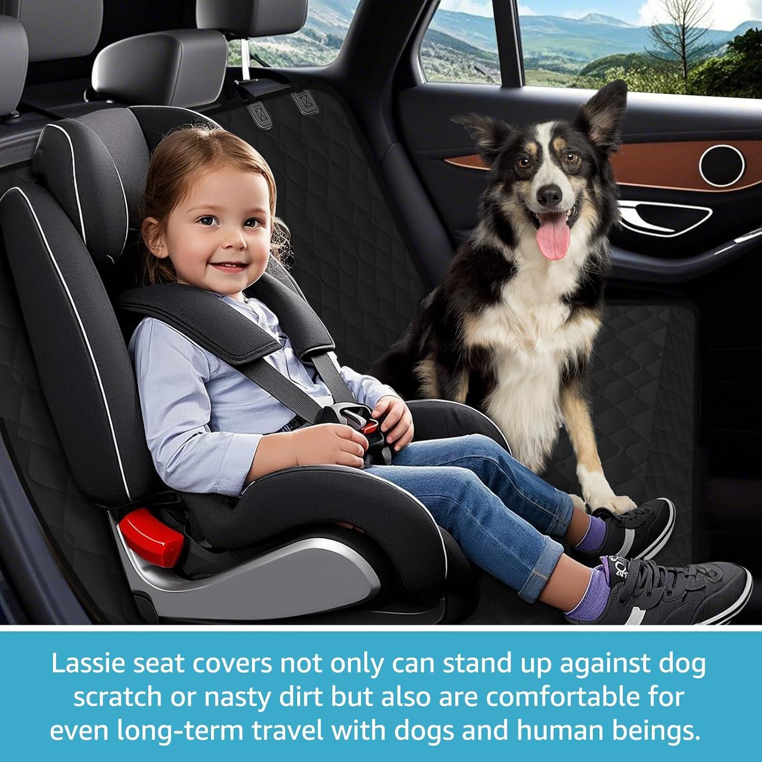 Funda de Asiento Trasero para Perros Lassie 137x127 cm Impermeable
