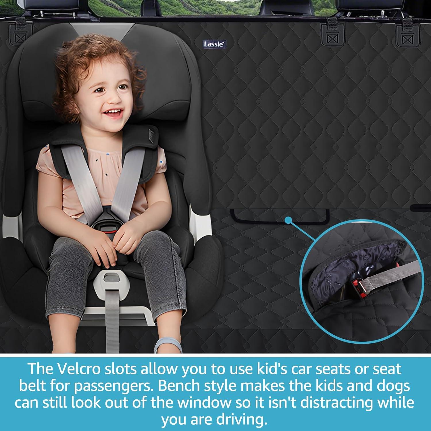 Funda de Asiento Trasero para Perros Lassie 137x127 cm Impermeable