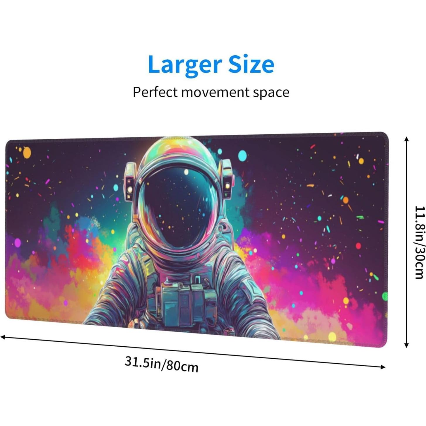 Alfombrilla de Ratón Grande Antideslizante Mutakin Astronauta 80x30cm