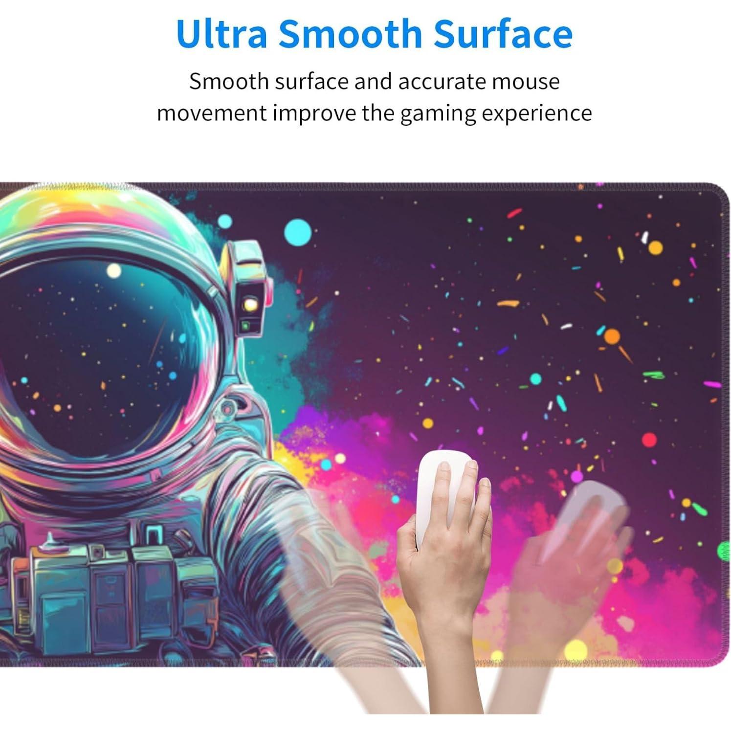 Alfombrilla de Ratón Grande Antideslizante Mutakin Astronauta 80x30cm