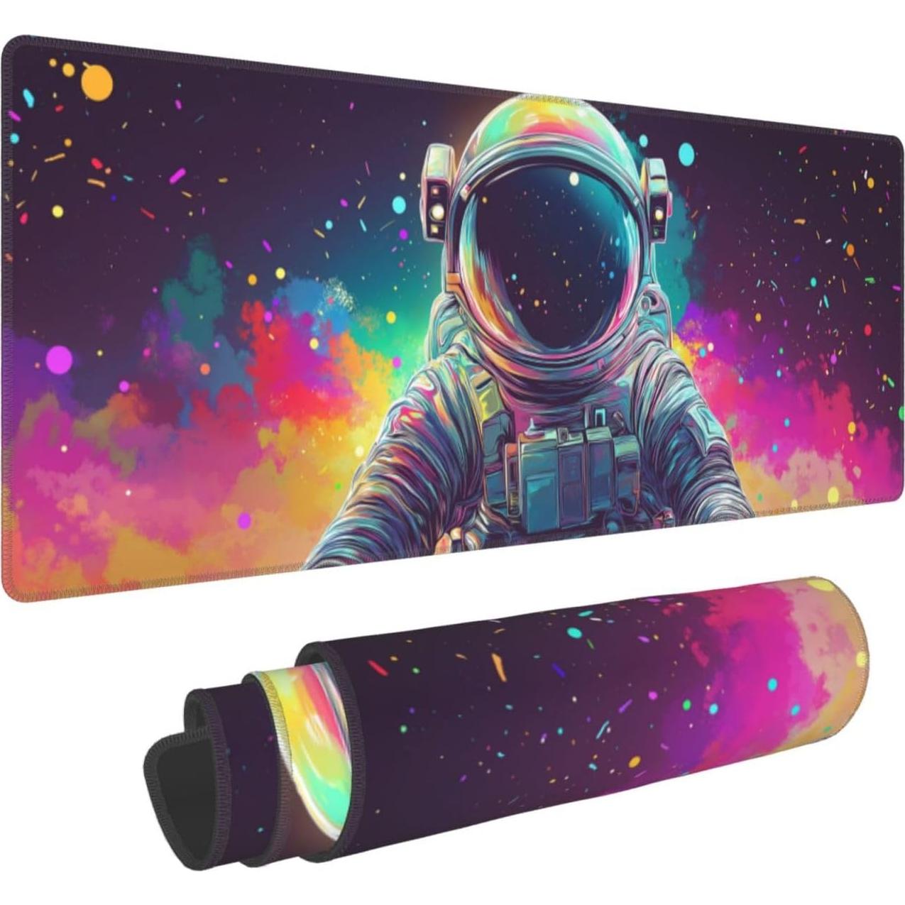 Alfombrilla de Ratón Grande Antideslizante Mutakin Astronauta 80x30cm