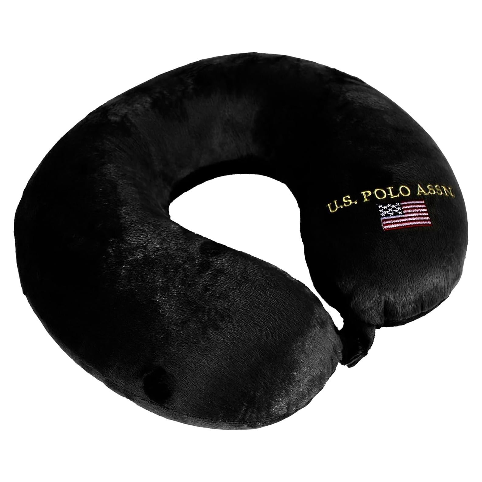 Almohada de Cuello U.S. Polo Assn. Terciopelo Suave 30x33cm