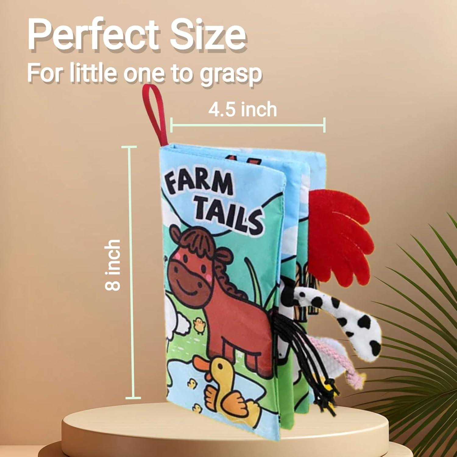 Libro Sensorial de Tela Suave Chochumy - Granja 0-2 Años