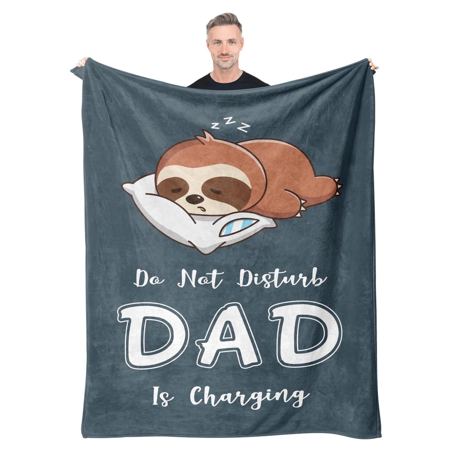 Manta de Franela Quilazy para Papá 152x127 cm Regalo Divertido