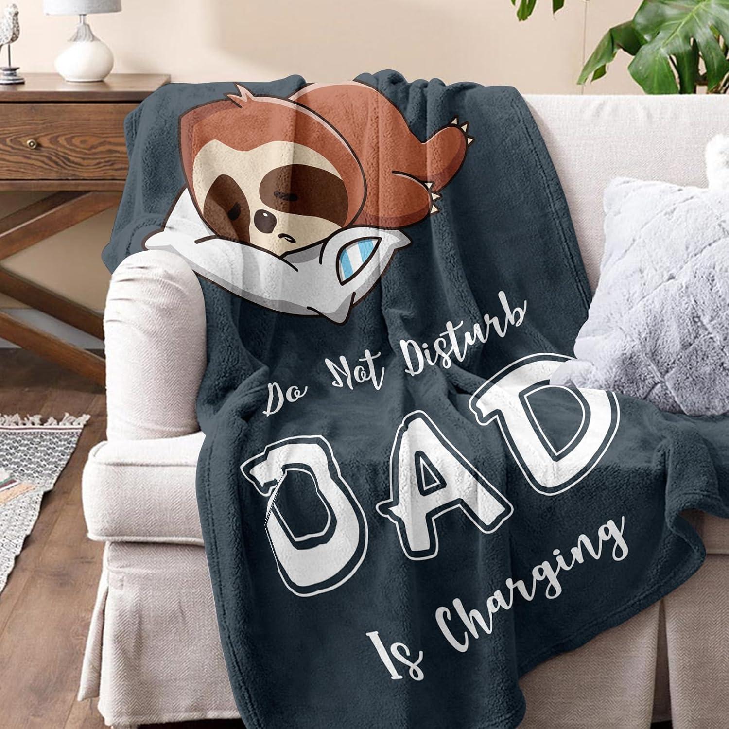 Manta de Franela Quilazy para Papá 152x127 cm Regalo Divertido