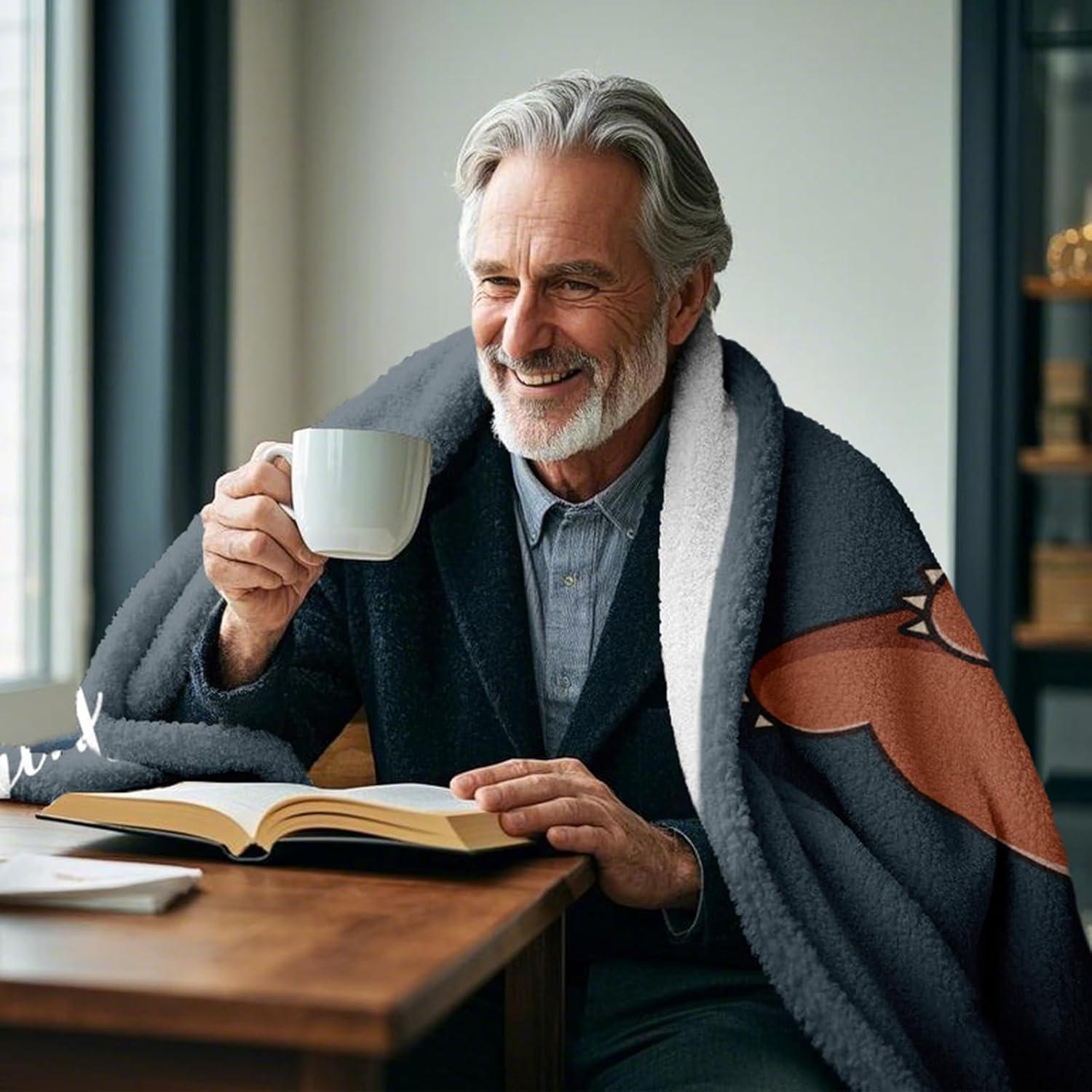 Manta de Franela Quilazy para Papá 152x127 cm Regalo Divertido