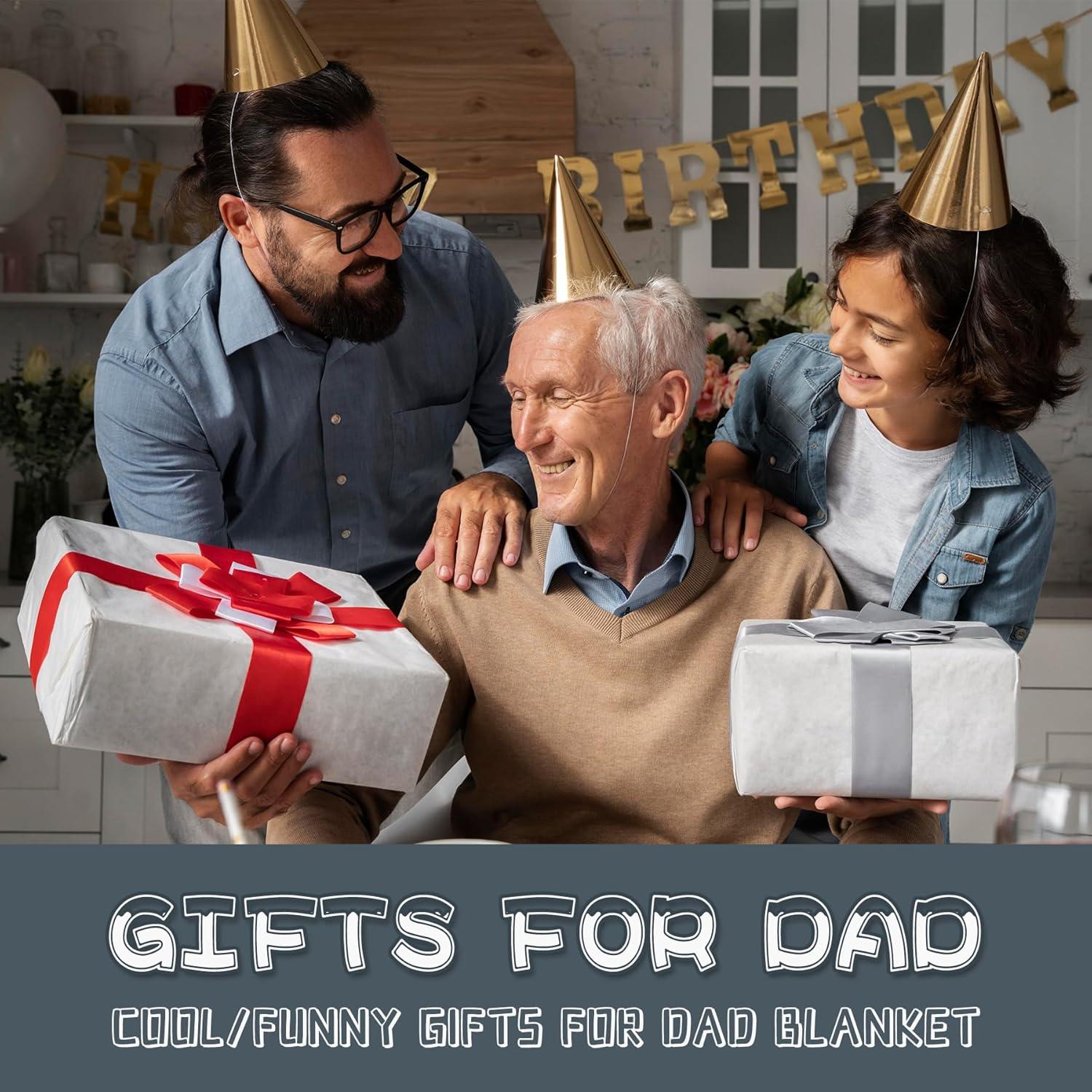 Manta de Franela Quilazy para Papá 152x127 cm Regalo Divertido