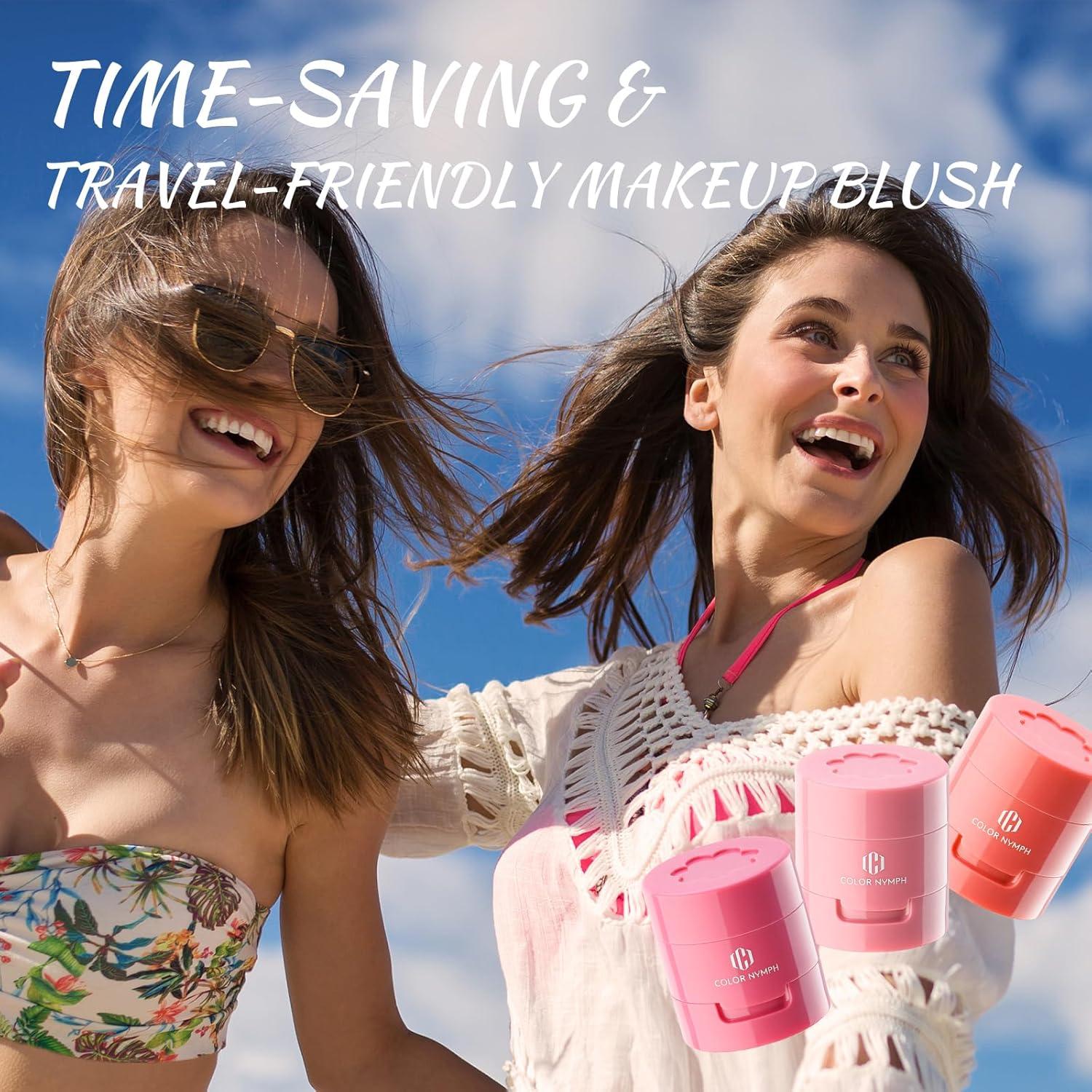 Set de Rubor Líquido Color Nymph - 3 Tonos Hidratantes