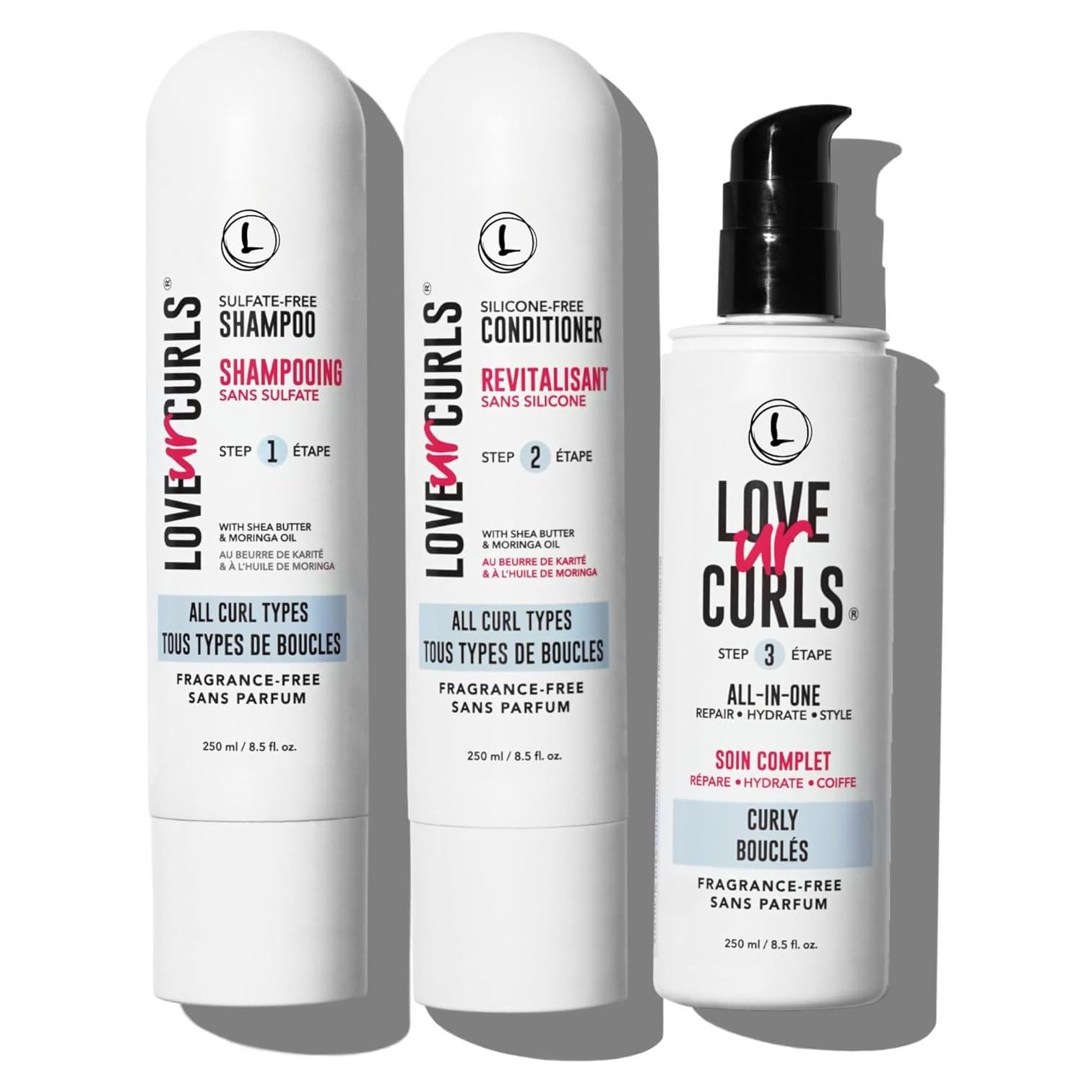 Champú y Acondicionador Sin Fragancia Love Ur Curls 200 mL