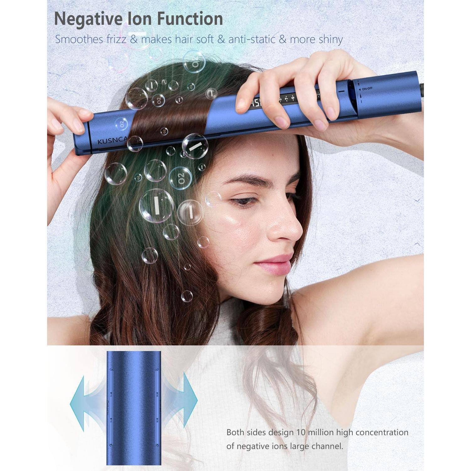 Plancha de Pelo KUSNCA V8 Cerámica Titanio 230-450°F