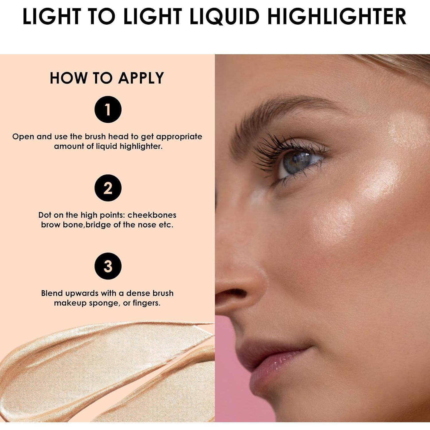 Iluminador Líquido FOCALLURE 3.69g Corazón Ardiente Larga Duración