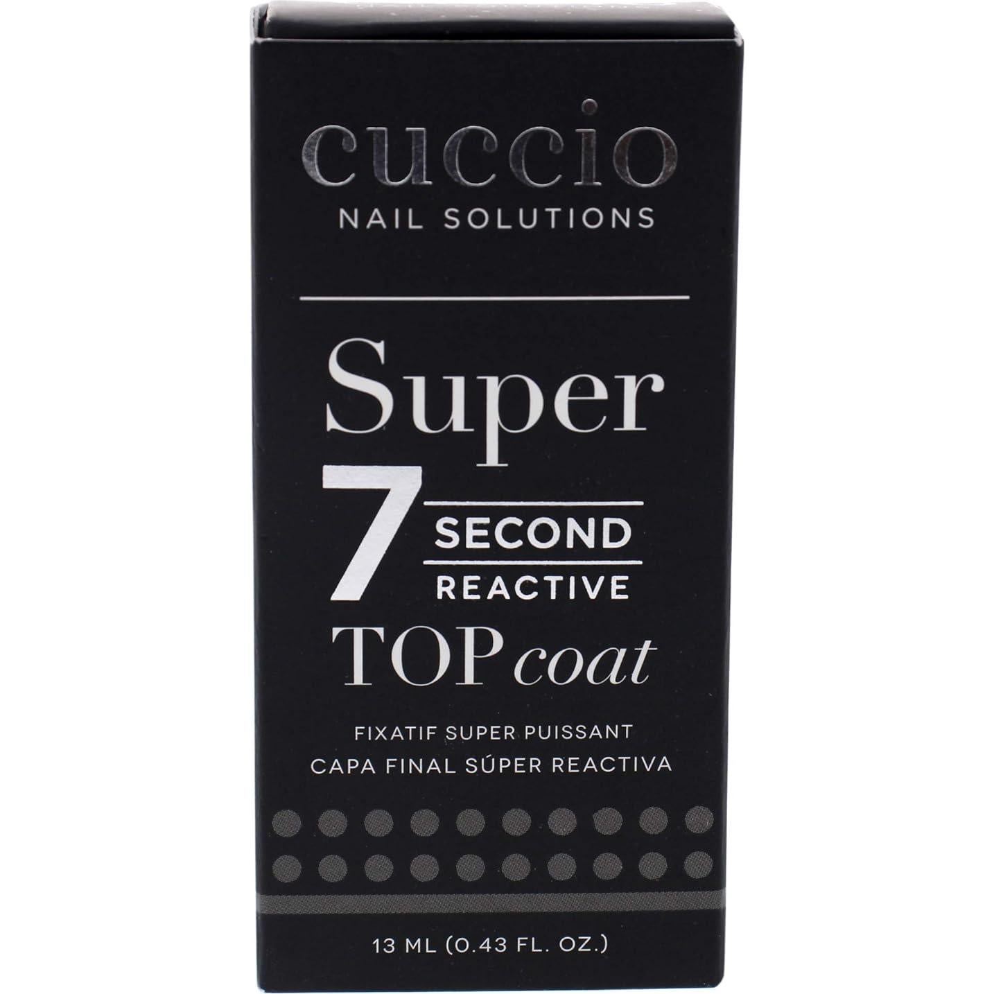 Top Coat Cuccio Colour Super 7 - Secado Rápido 12.7 ml