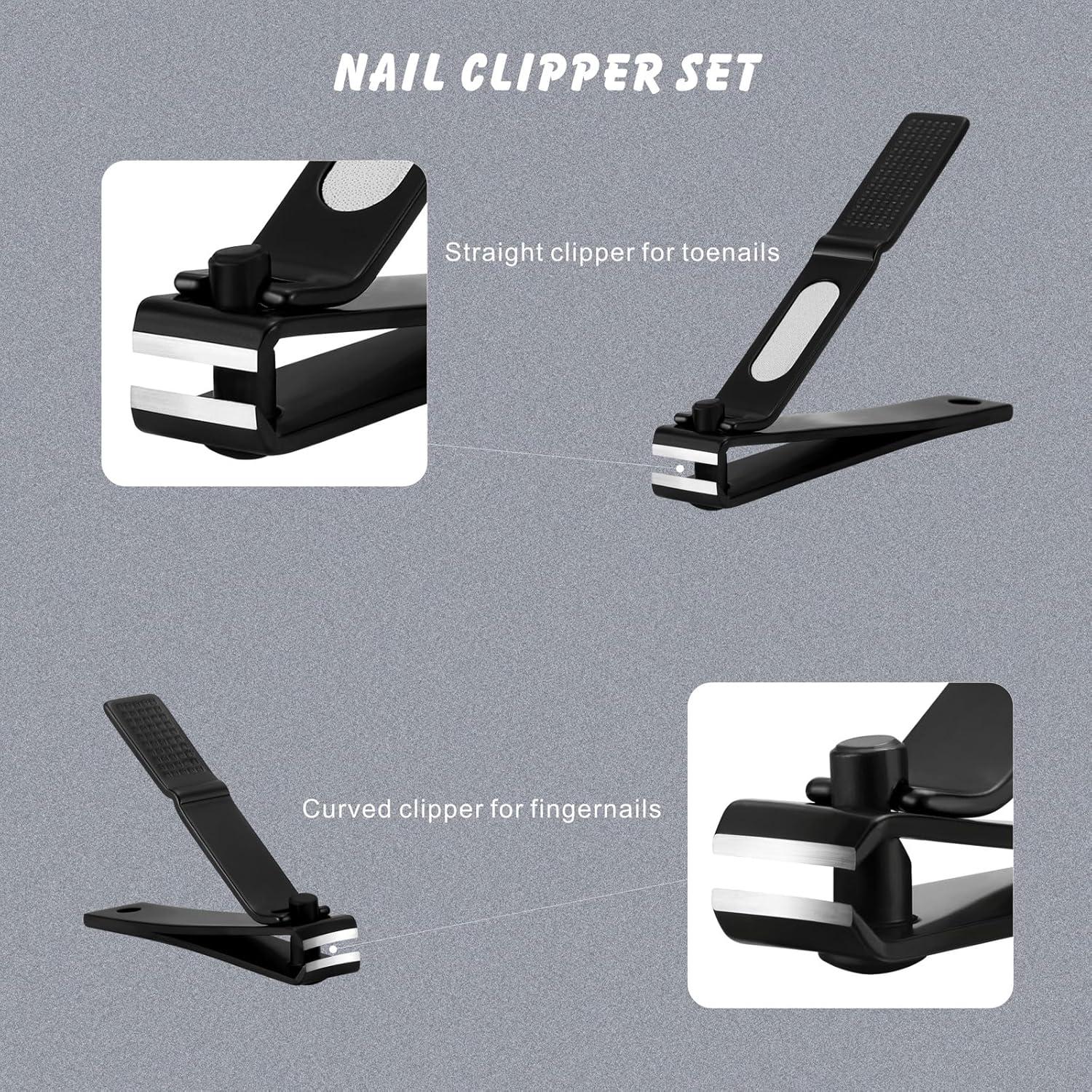Juego de Cortauñas Bignes para Manos y Pies - Acero Inoxidable