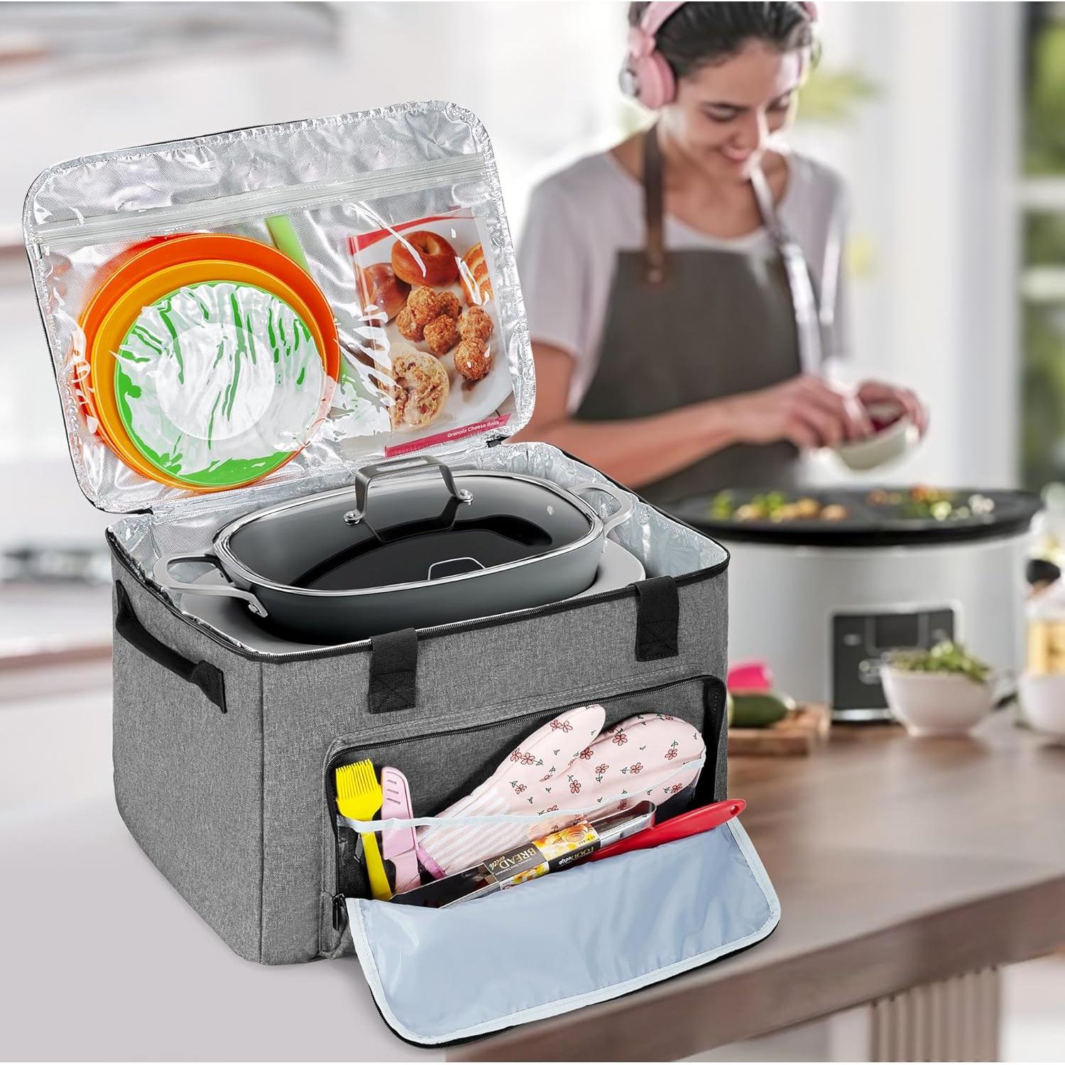 Bolsa de Transporte LUXJA para Ninja Foodi 8.5 Qt Gris