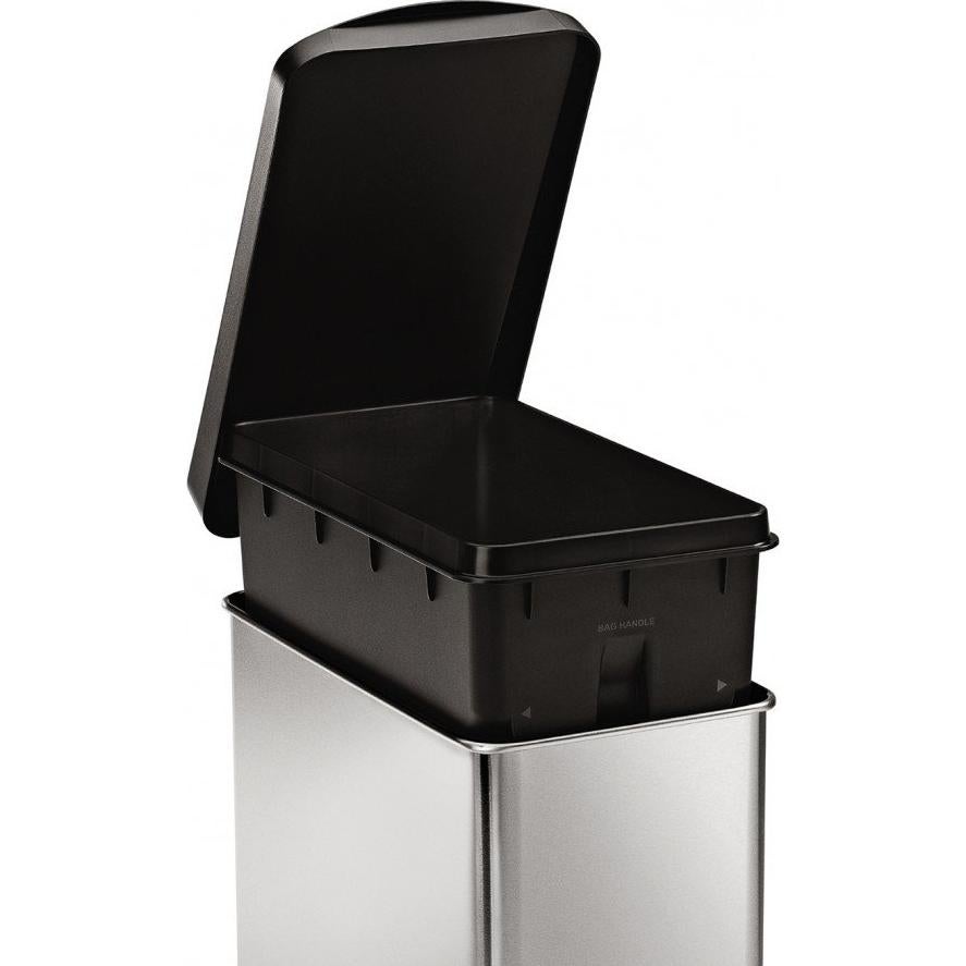 Basurero simplehuman 10L Acero Inoxidable Cepillado con Pedal