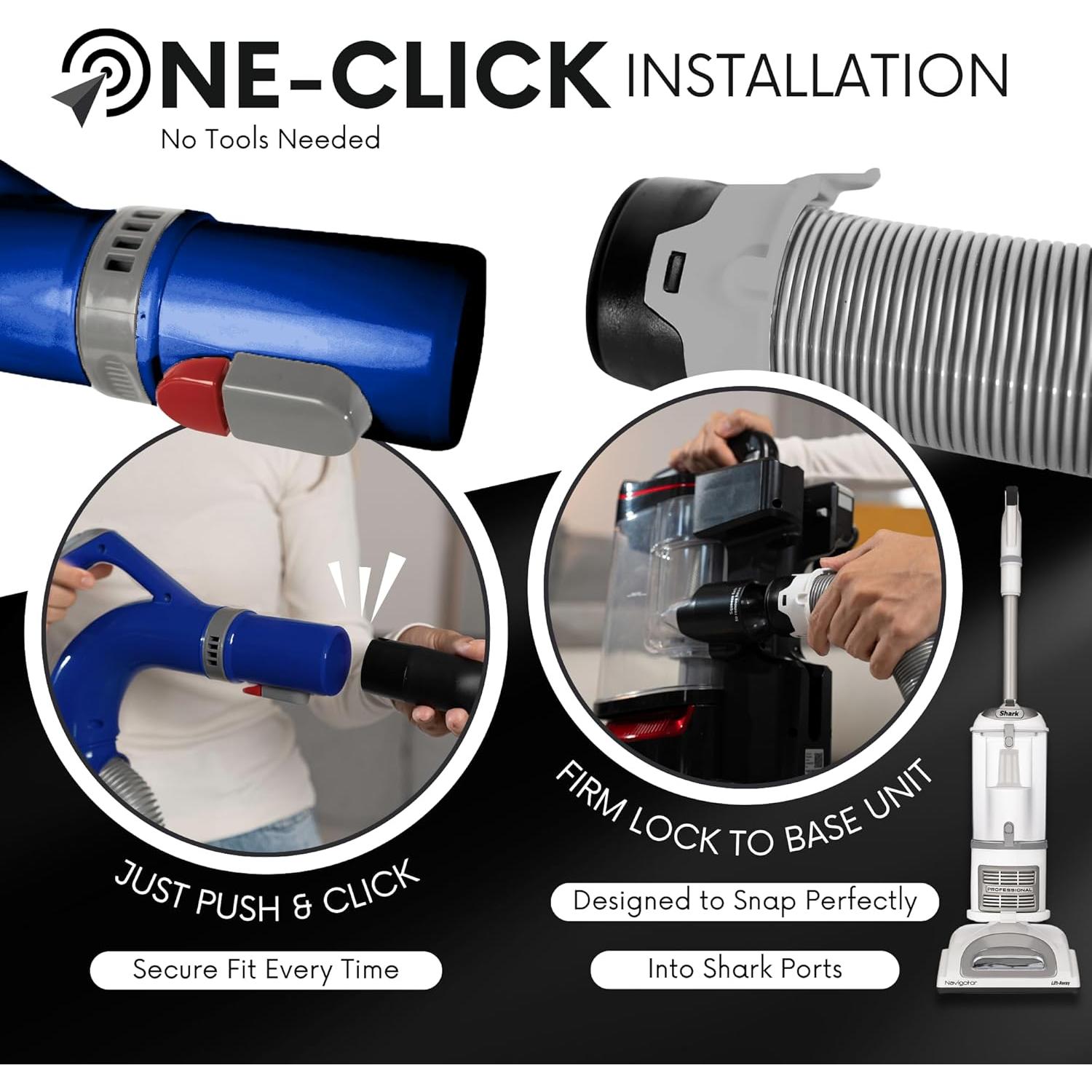 Mango de Manguera Selgo para Aspiradora Shark NV360 Azul