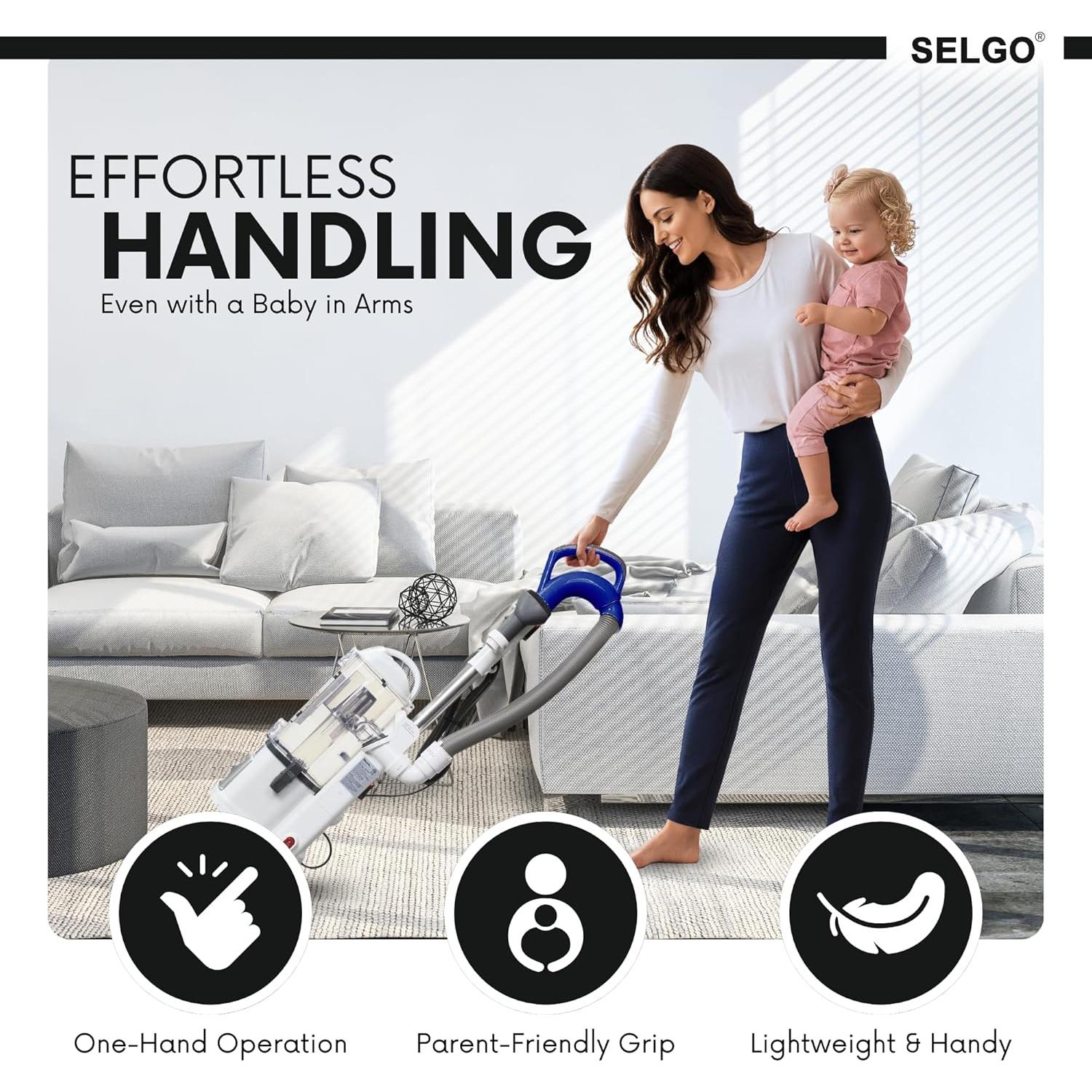 Mango de Manguera Selgo para Aspiradora Shark NV360 Azul