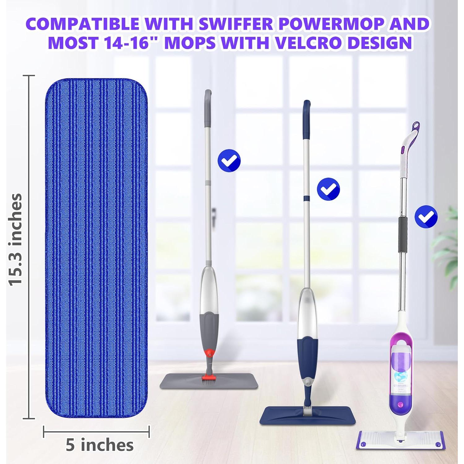 Paños de Mopa Reutilizables TINA&TONY 5PCS Microfibra