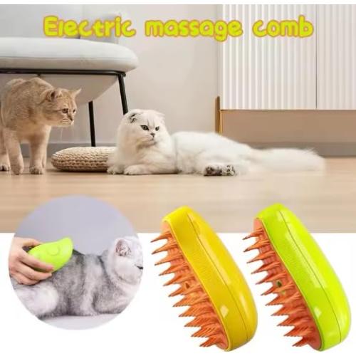 Cepillo de Vapor 3 en 1 HooBest para Mascotas Verde