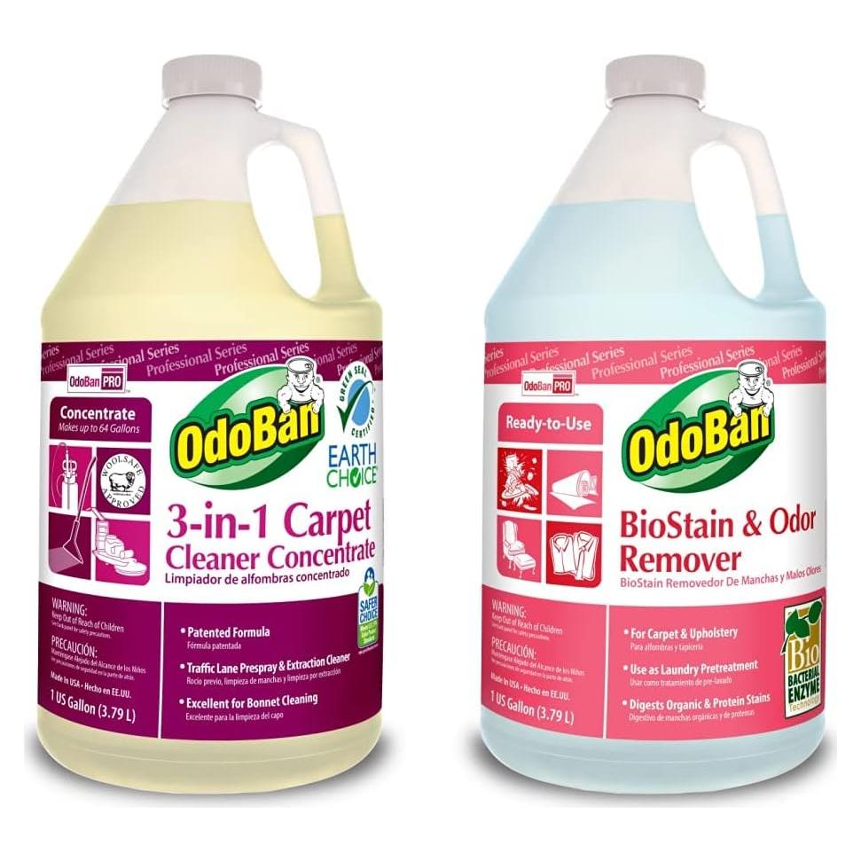 OdoBan Limpiador de Alfombras 3-en-1 y Removedor de Manchas 3.78L