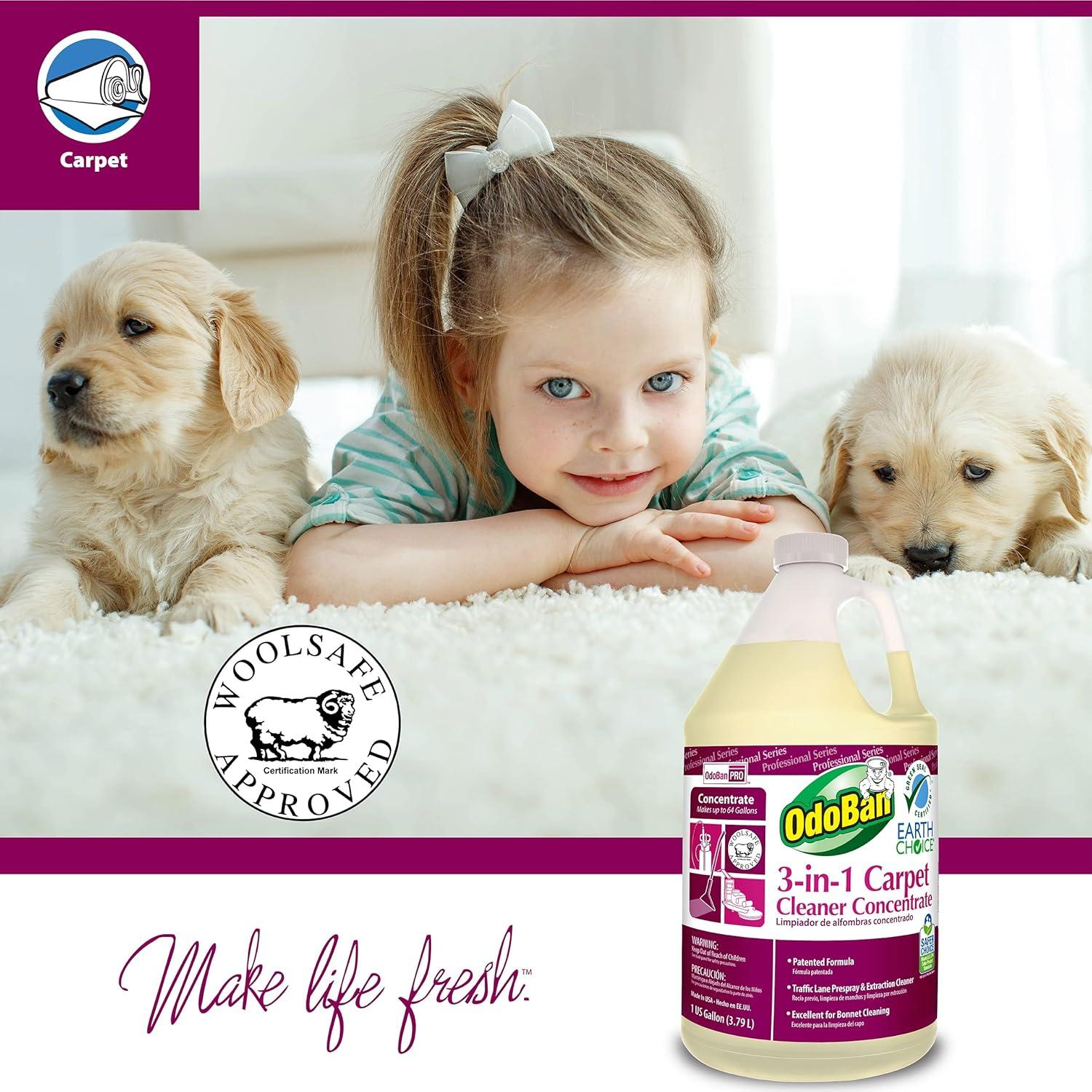 OdoBan Limpiador de Alfombras 3-en-1 y Removedor de Manchas 3.78L