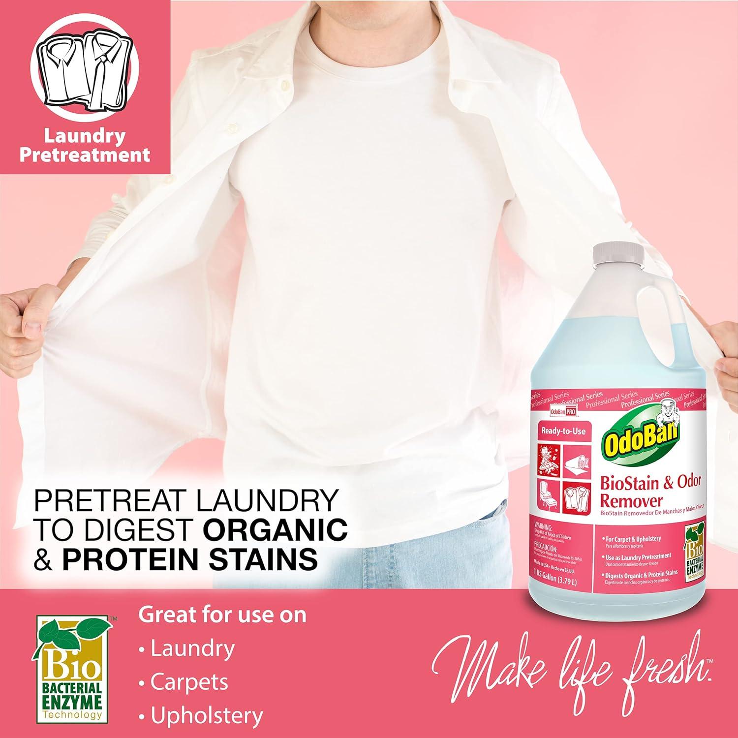 OdoBan Limpiador de Alfombras 3-en-1 y Removedor de Manchas 3.78L