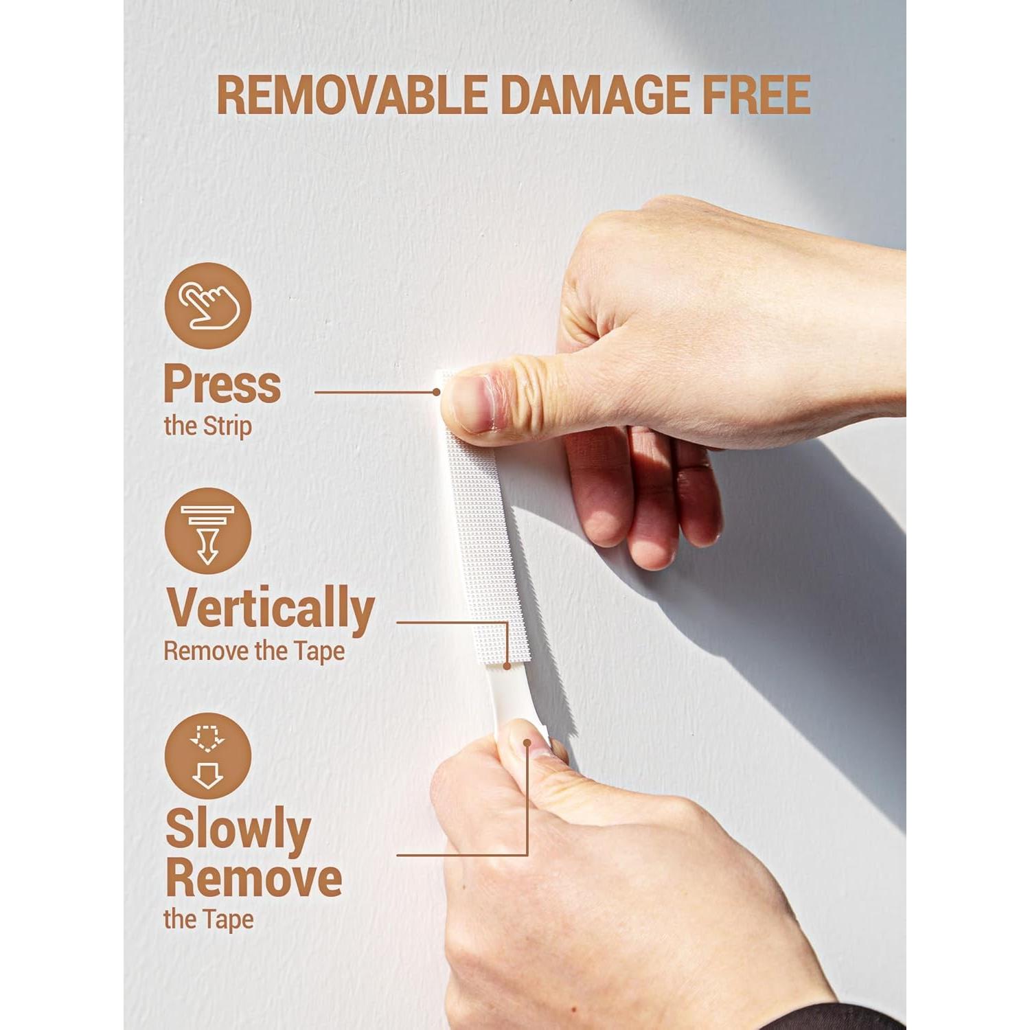 Tiras Adhesivas para Colgar Imágenes MERDTTES 40 Paquetes