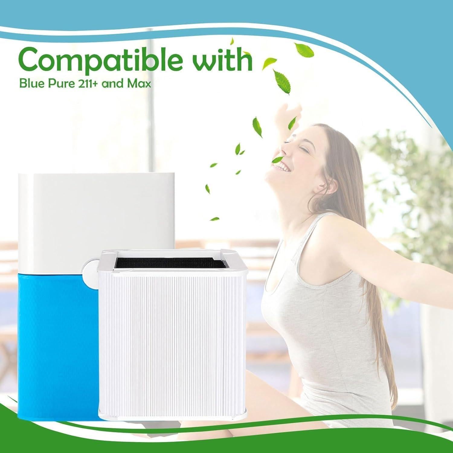 Filtro HEPA Carmerny 211+ para Purificador de Aire - Paquete de 2