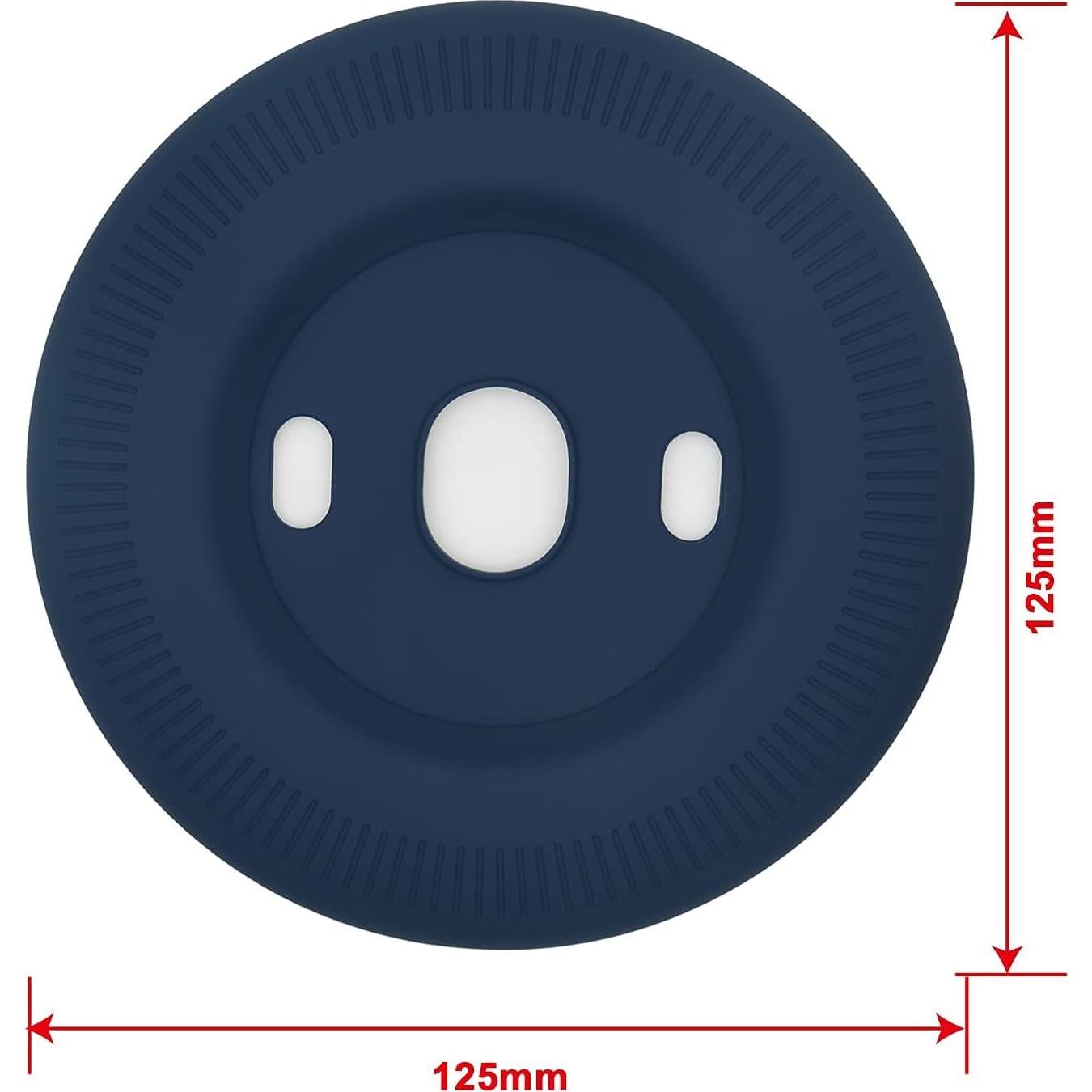 Cubierta de Placa de Pared Poivy para Termostato Nest Negro