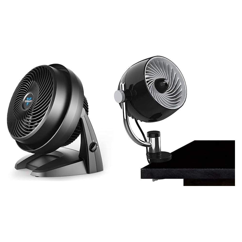 Ventilador Circulador de Aire Vornado 630 y Pivot3C Clip Negro