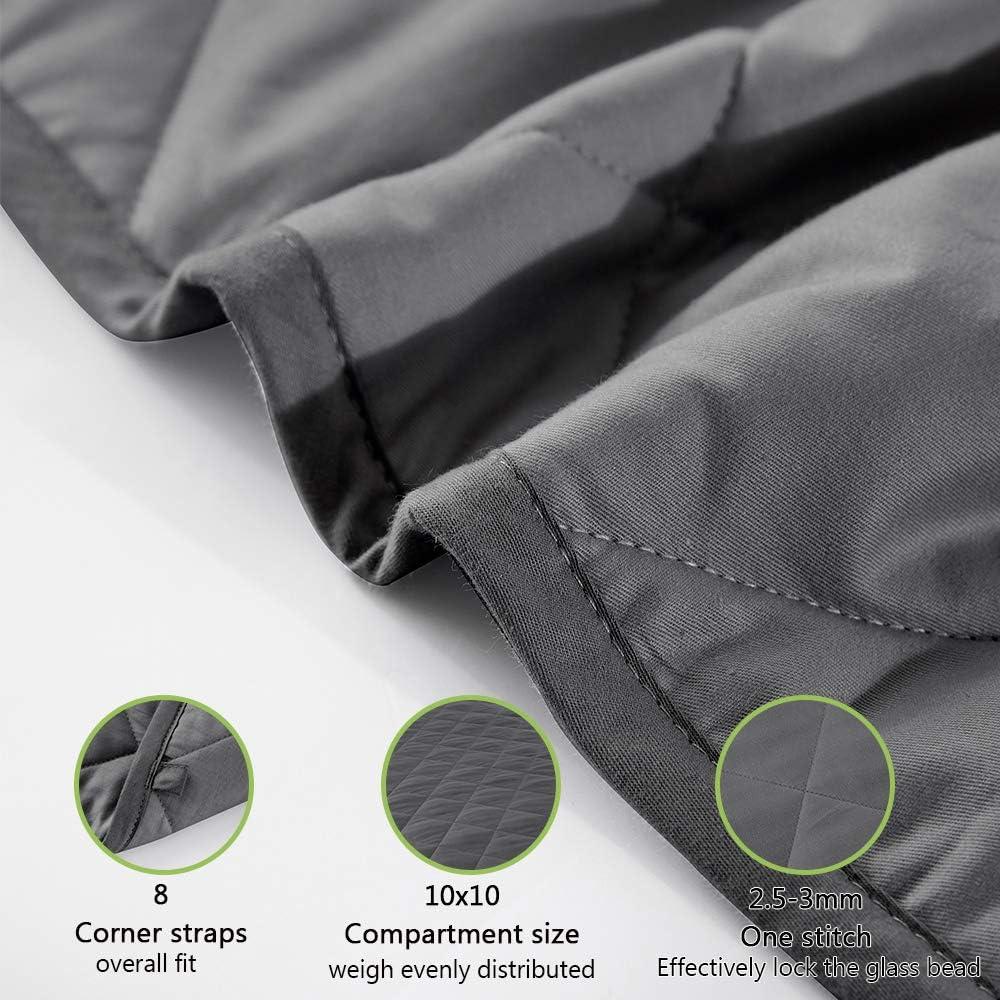 Manta con Pesas Dornroscn 101.6x144.8cm 2.72kg Gris