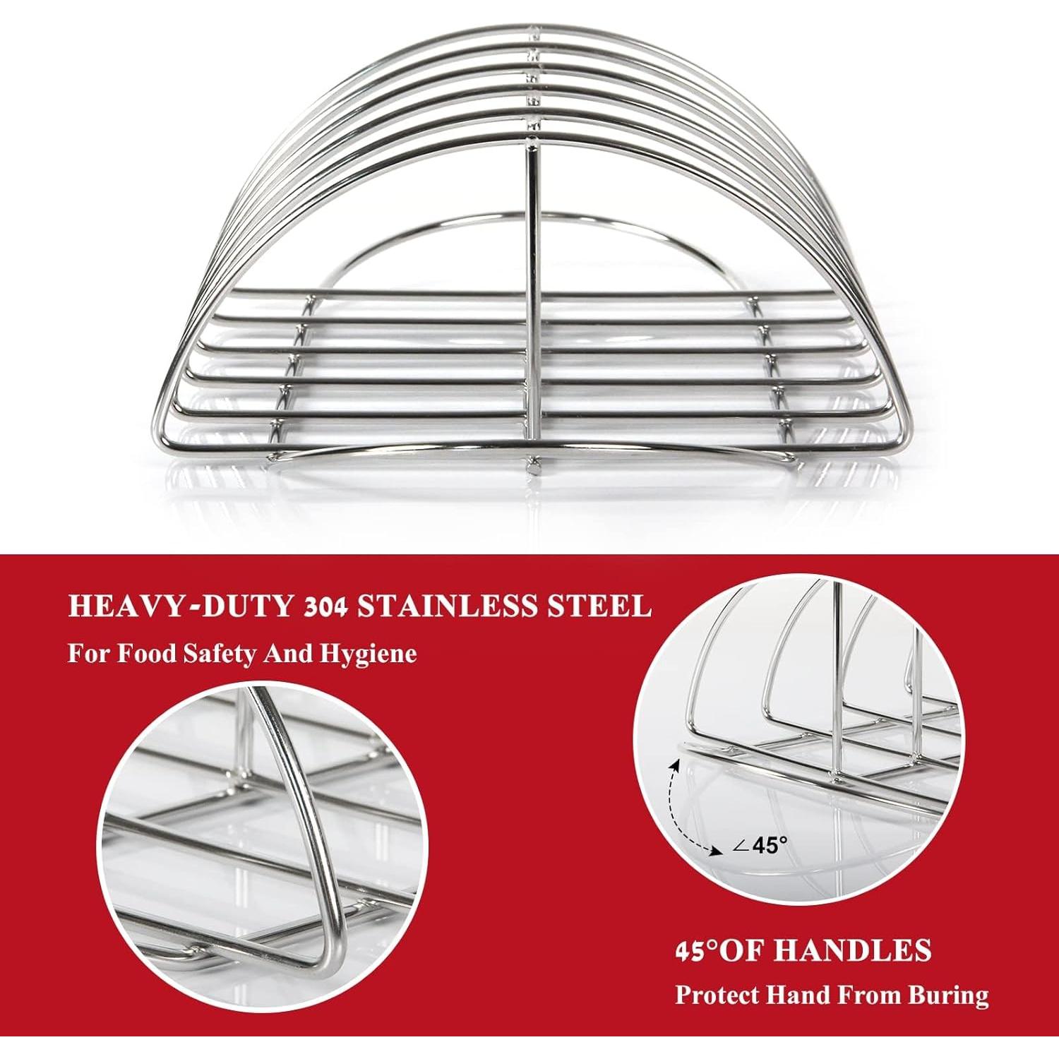 Soporte para Costillas BBQ Dracarys Acero Inoxidable 25.4cm