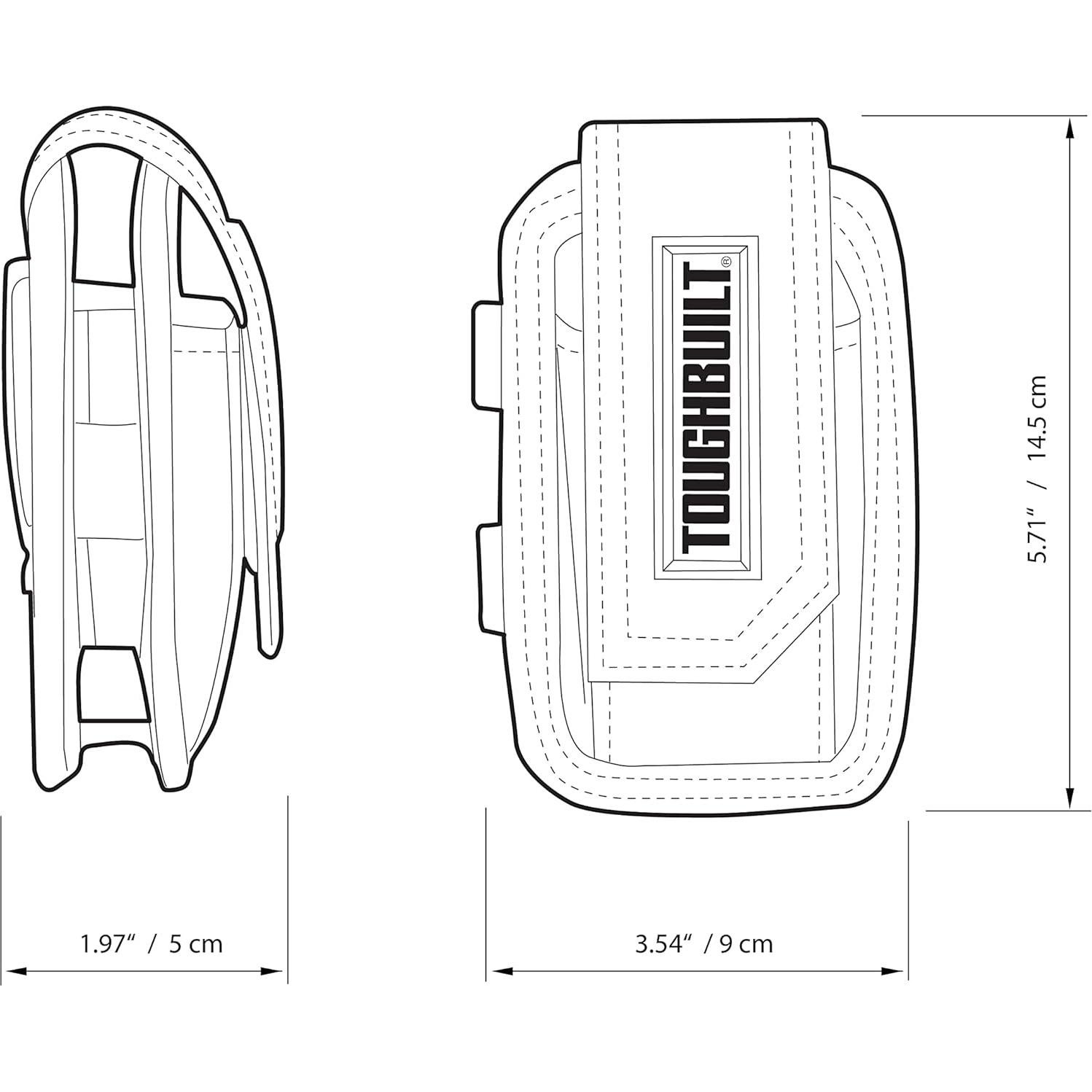 Funda para Teléfono ToughBuilt TB-33 con Bolsillos y Gancho