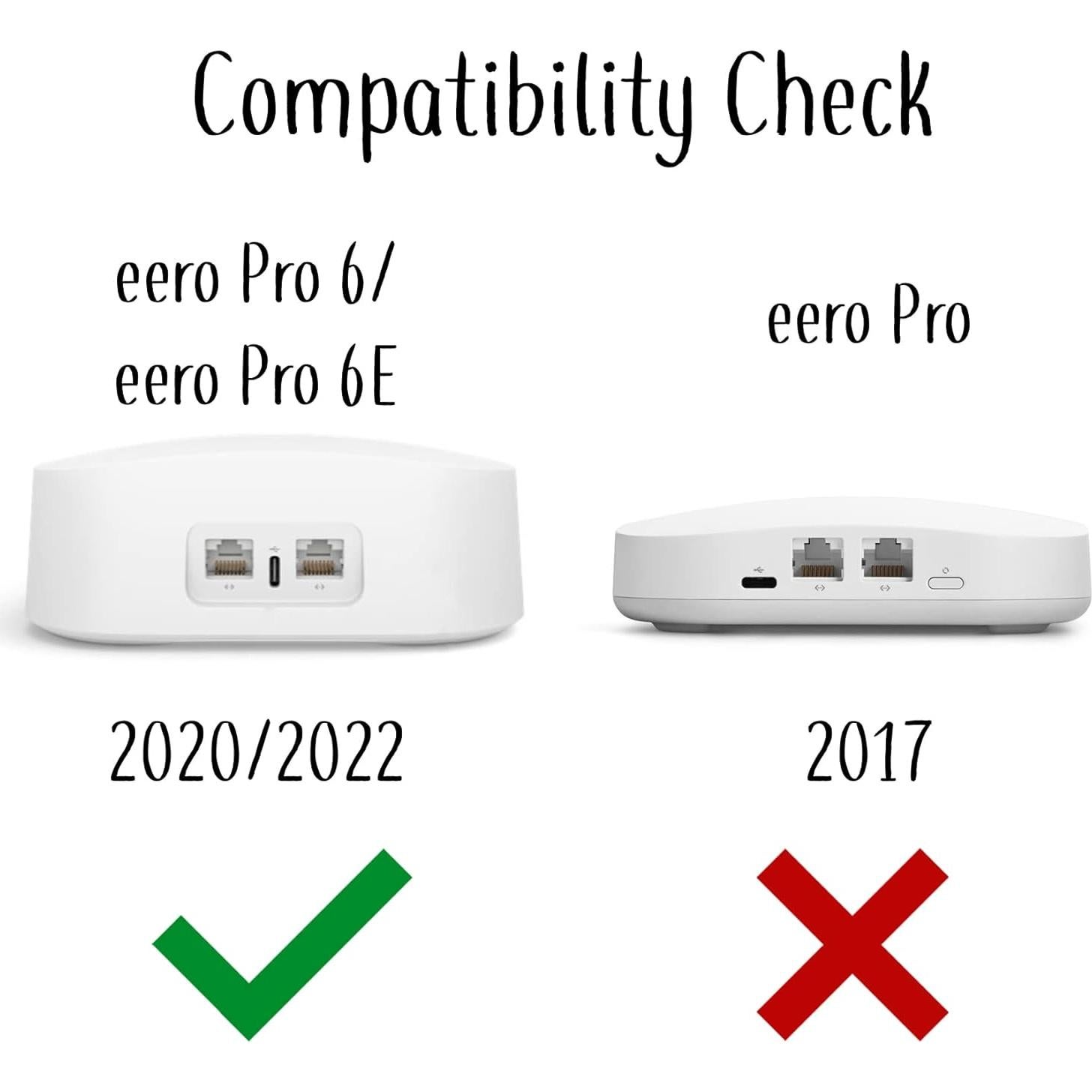 Soporte de Pared Mount Genie para eero Pro 6 y 6E - Blanco