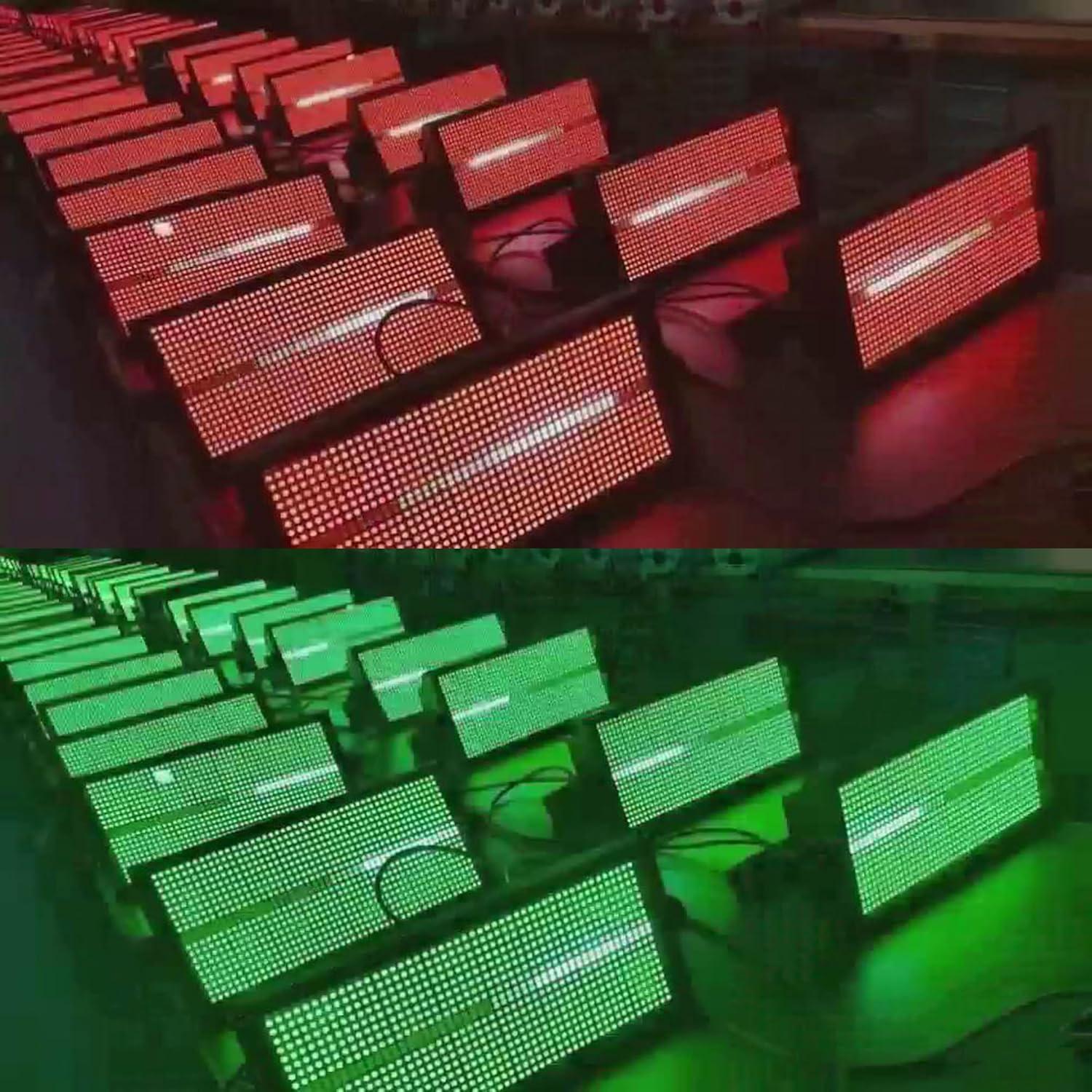 Luz Estroboscópica LED JUNMAN 200W DMX512 RGBW para Eventos