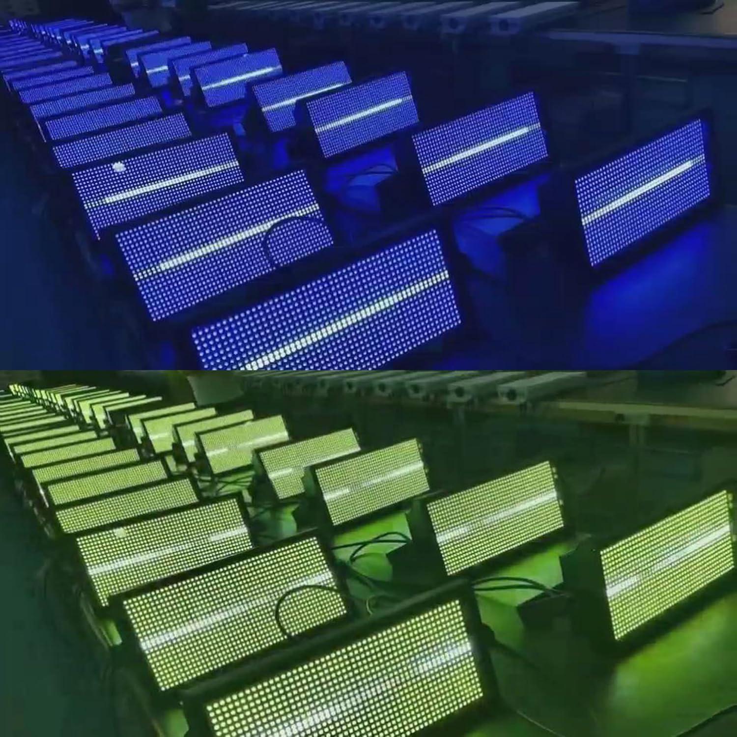 Luz Estroboscópica LED JUNMAN 200W DMX512 RGBW para Eventos