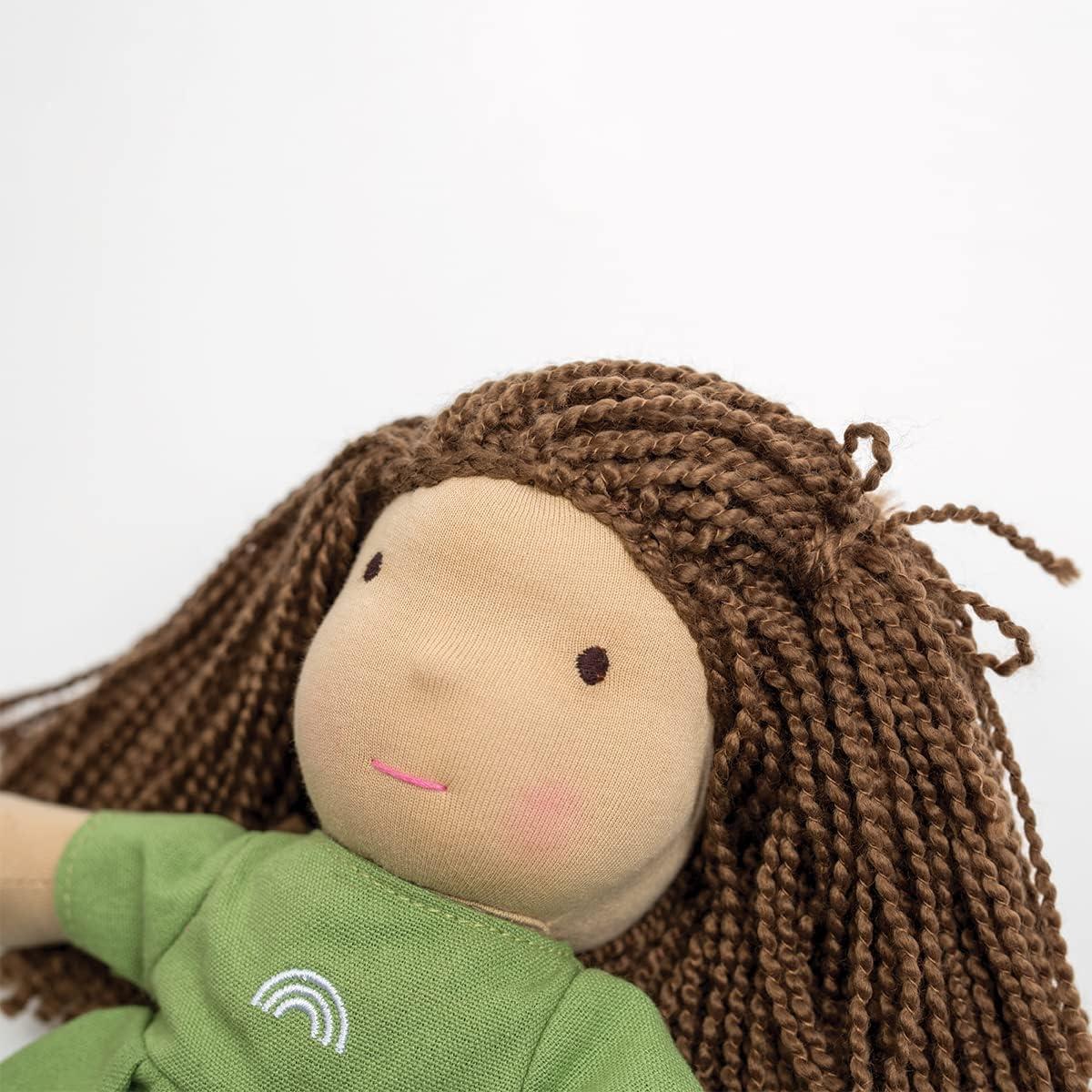 Muñeca de trapo Lulujo Elna 35 cm - Artesanía Waldorf