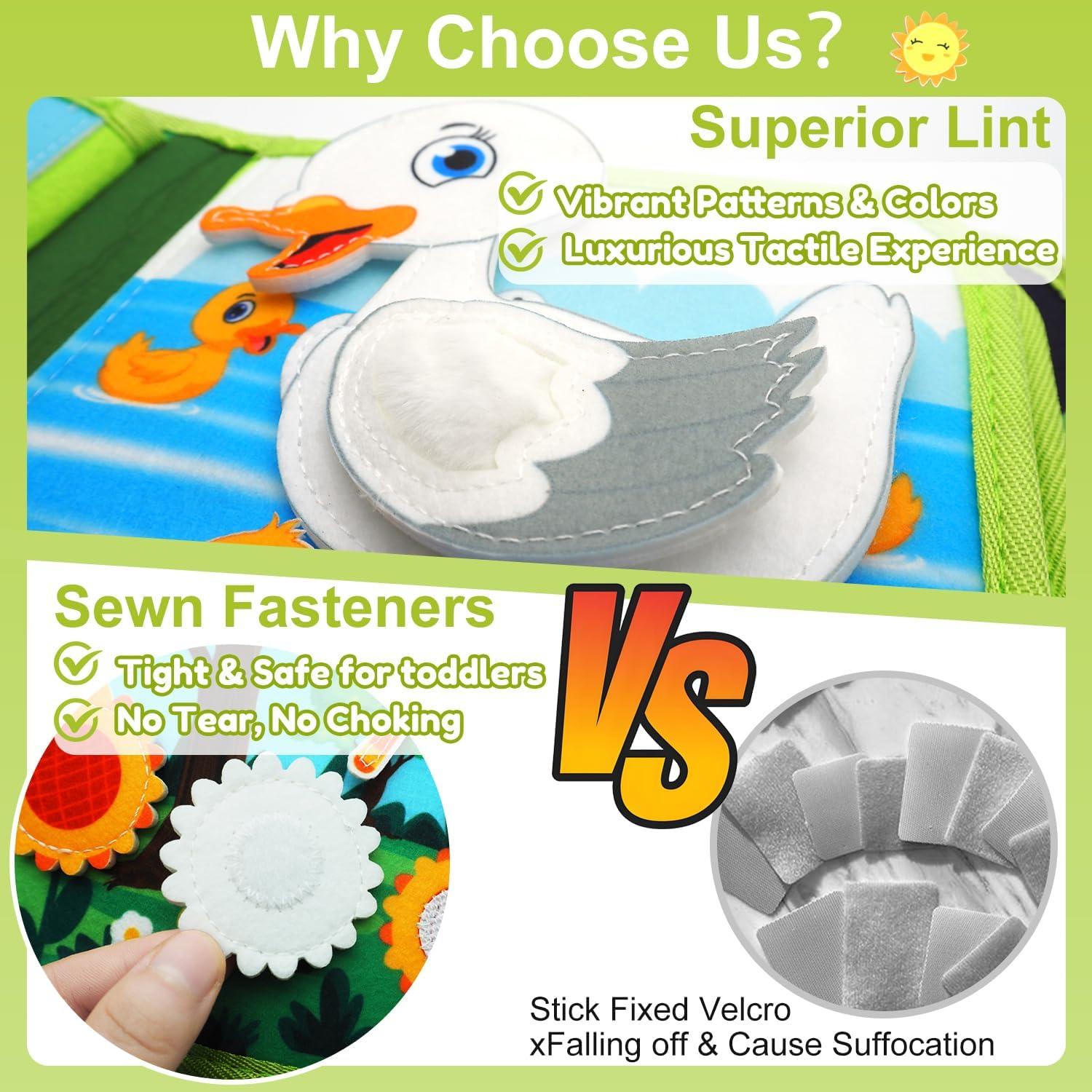 Libro Ocupado Montessori Kikiyaki Bosque 20 en 1 para Niños