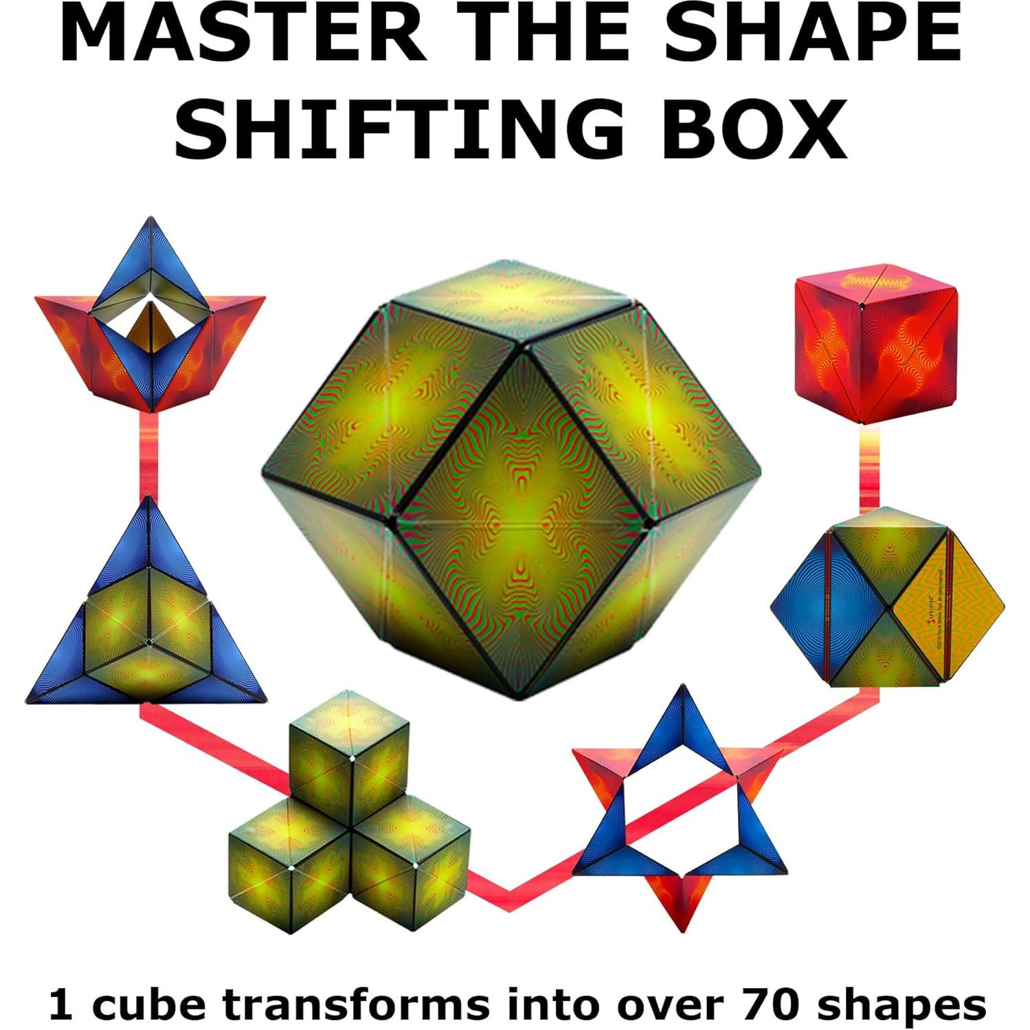 Cubo Antiestrés SHASHIBO - Juguete Sensorial 2 Piezas