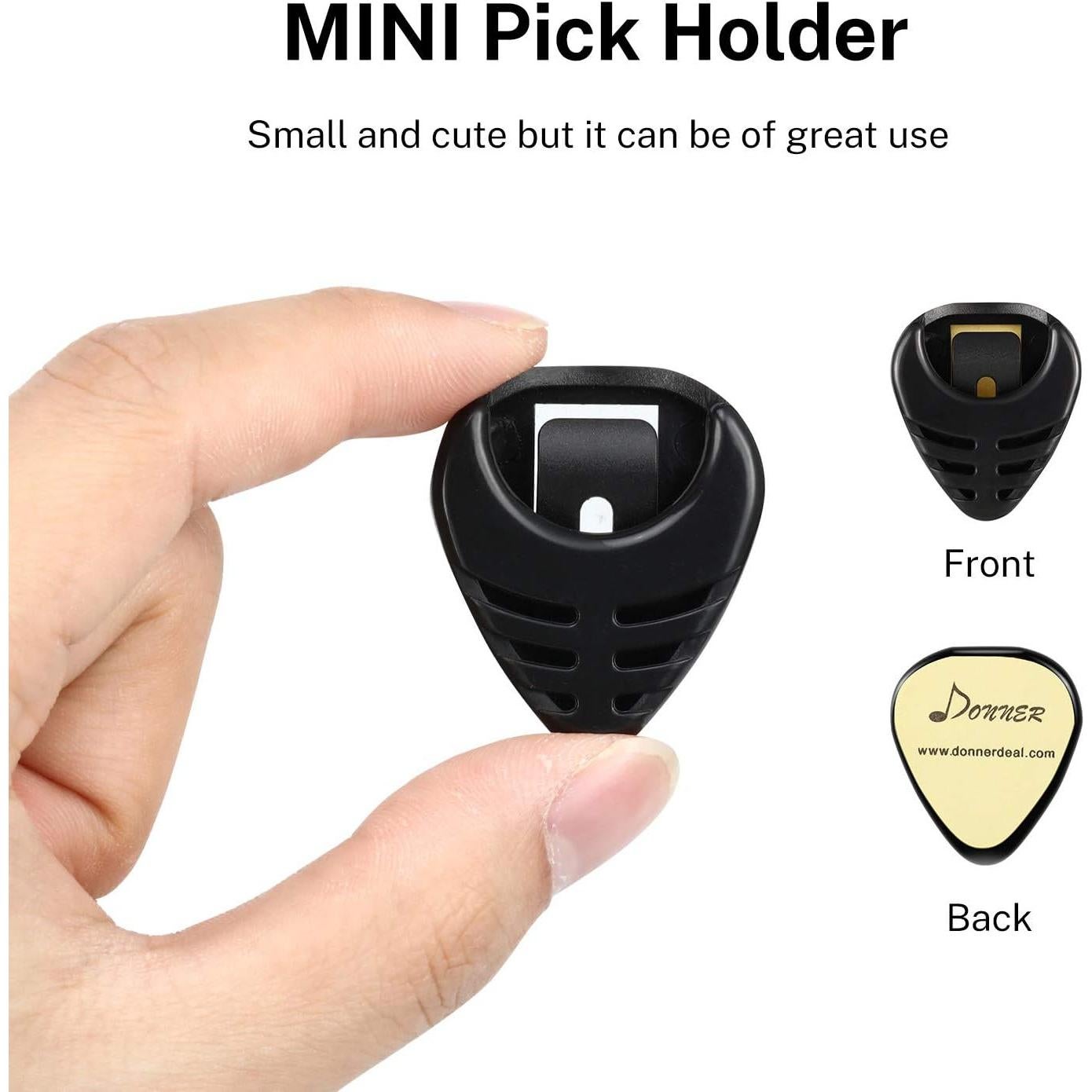 Soporte para Púas de Guitarra Donner con 10 Púas y 3 Soportes