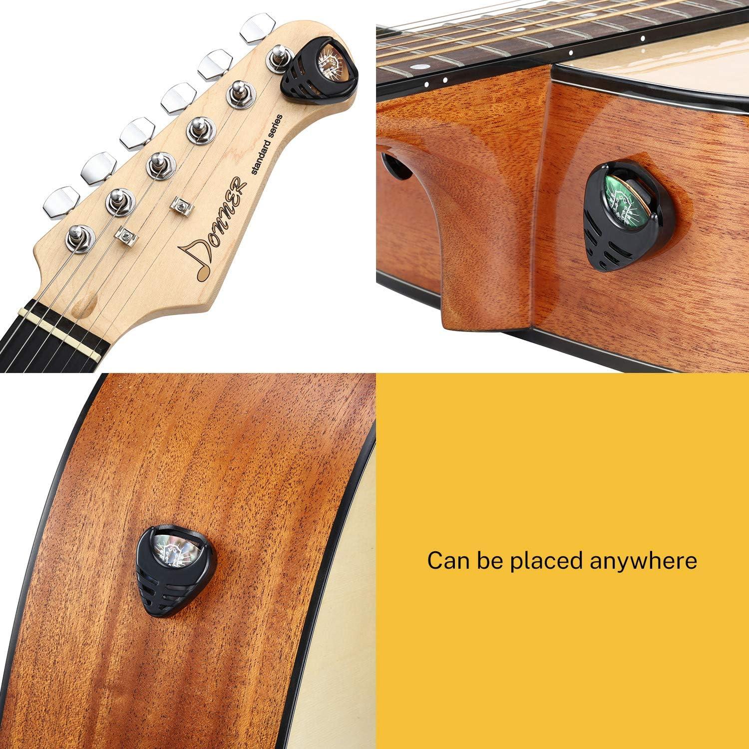 Soporte para Púas de Guitarra Donner con 10 Púas y 3 Soportes